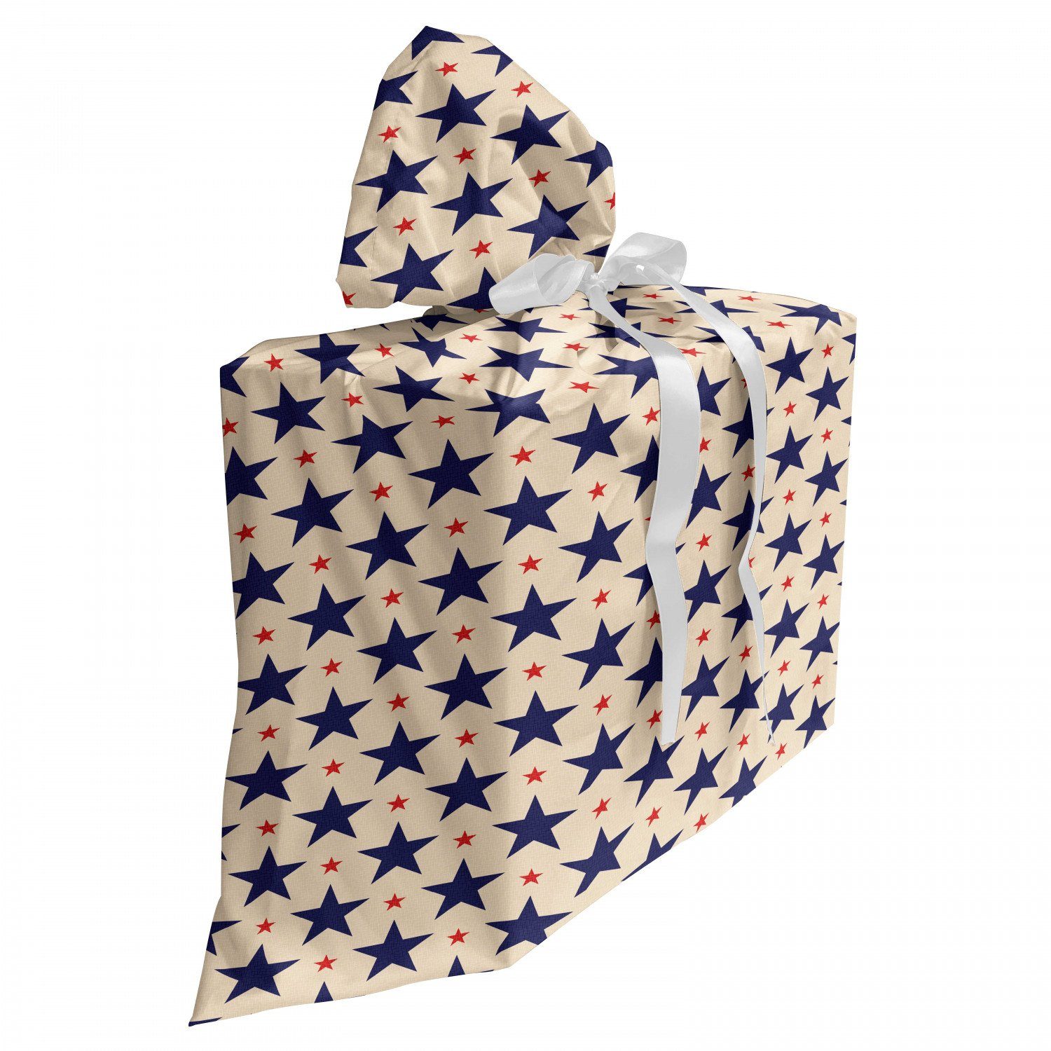 Wiederbenutzbar, Grunge Star 3x Bändern Muster Themed Abakuhaus Geschenkbox