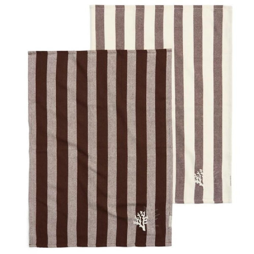 Rivièra Maison Geschirrtuch Geschirrtücher Coral Cave Tea Towel (2-teilig) günstig online kaufen