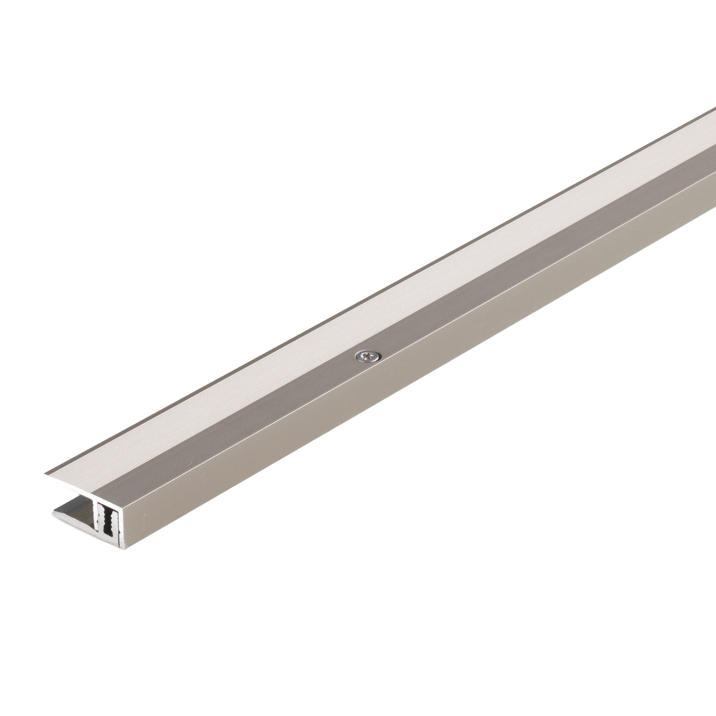 PARADOR Abschlussprofil Aluminium eloxiert Edelstahl (Aluminium eloxiert, 1-St., Für Produkte von 8 bis 18 mm), Für einen optimalen und sauberen Abschluss