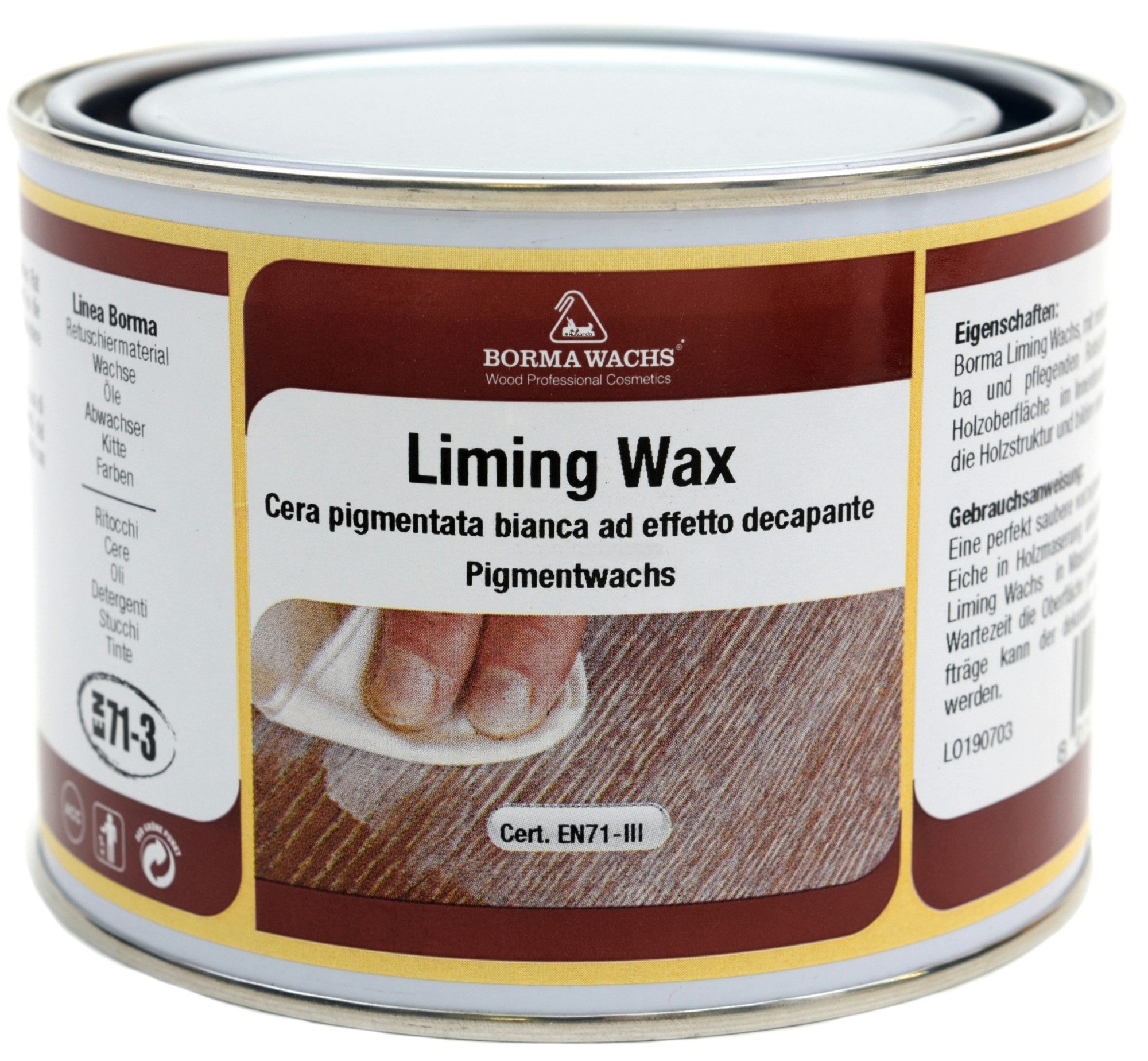 BORMA Liming Wachs - 375ml Schutzwachs, Für gekalkte Oberfläche-Optik