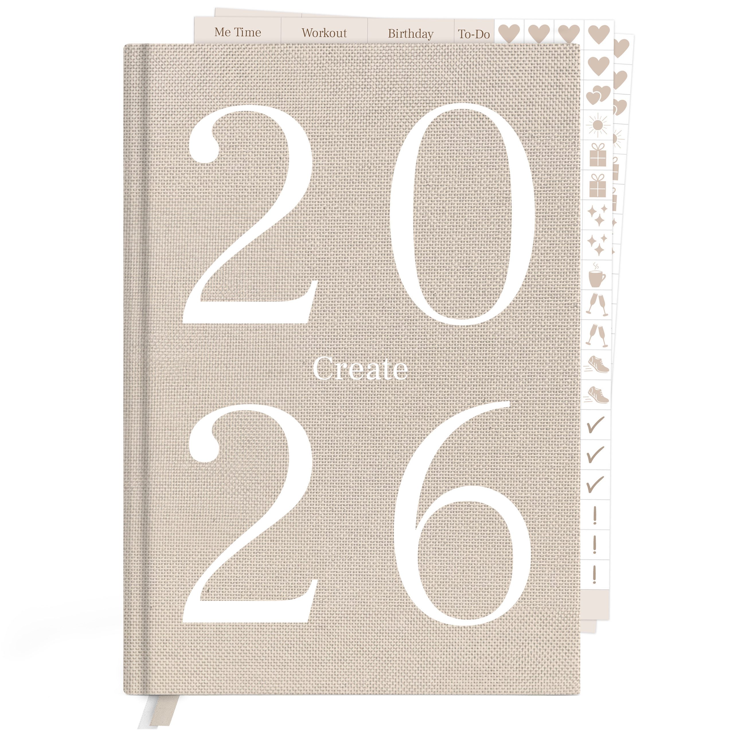 mintkind Terminplaner Terminplaner 2026 - Jahreskalender mit 180 Seiten