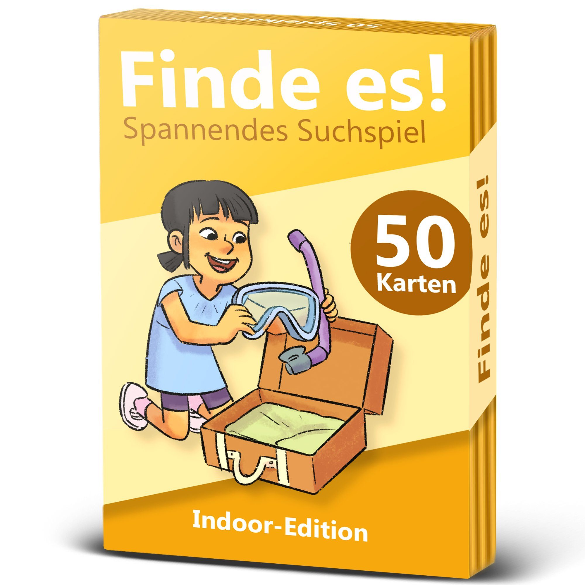 GLÜCKSWOLKE Spiel Outdoor & Indoor Schatzsuche für Kinder I Entdecker Spielzeug, Finde es I Deine Umgebung neu entdecken, Spiele ab 4, 5, 6, 7, 8 Jahre I cooles Geschenk für Mädchen und Junge