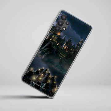 DeinDesign Handyhülle Hogwarts by Night, Samsung Galaxy A32 5G Silikon Hülle Bumper Case Handy Schutzhülle