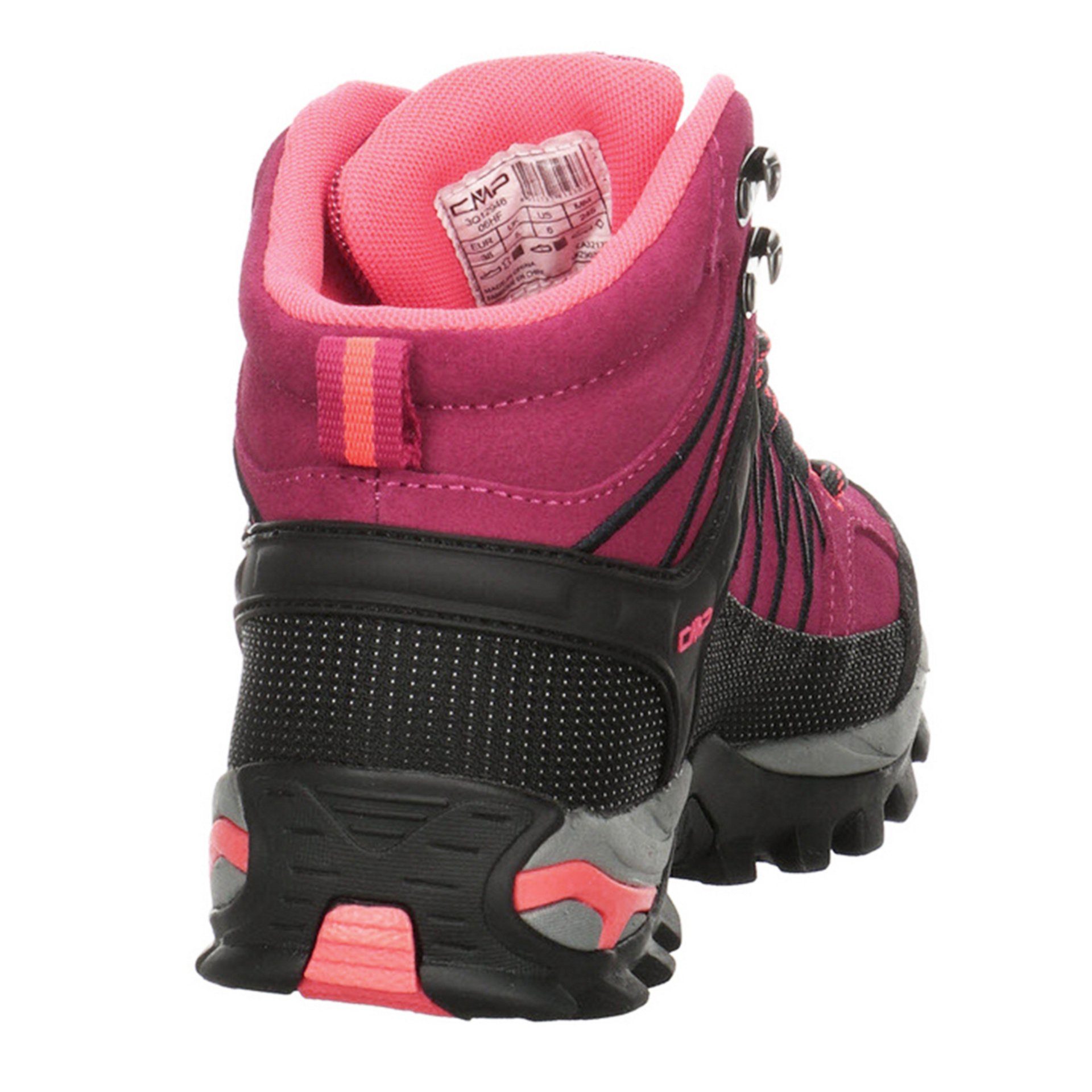 CMP Damen Schuhe Outdoor Rigel Leder-/Textilkombination Outdoorschuh Mid MAGENTA-ANTRACITE Outdoorschuh