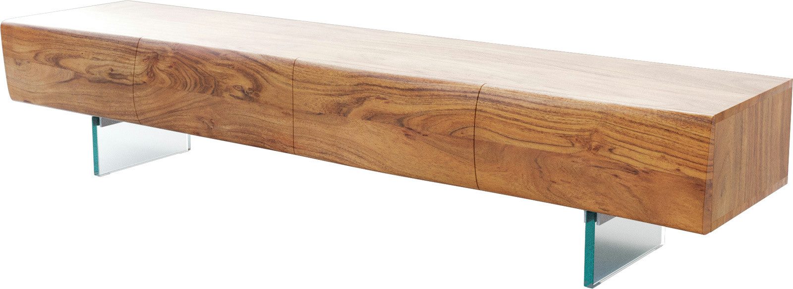 DELIFE Lowboard New, Live-Edge Akazie Natur günstig online kaufen