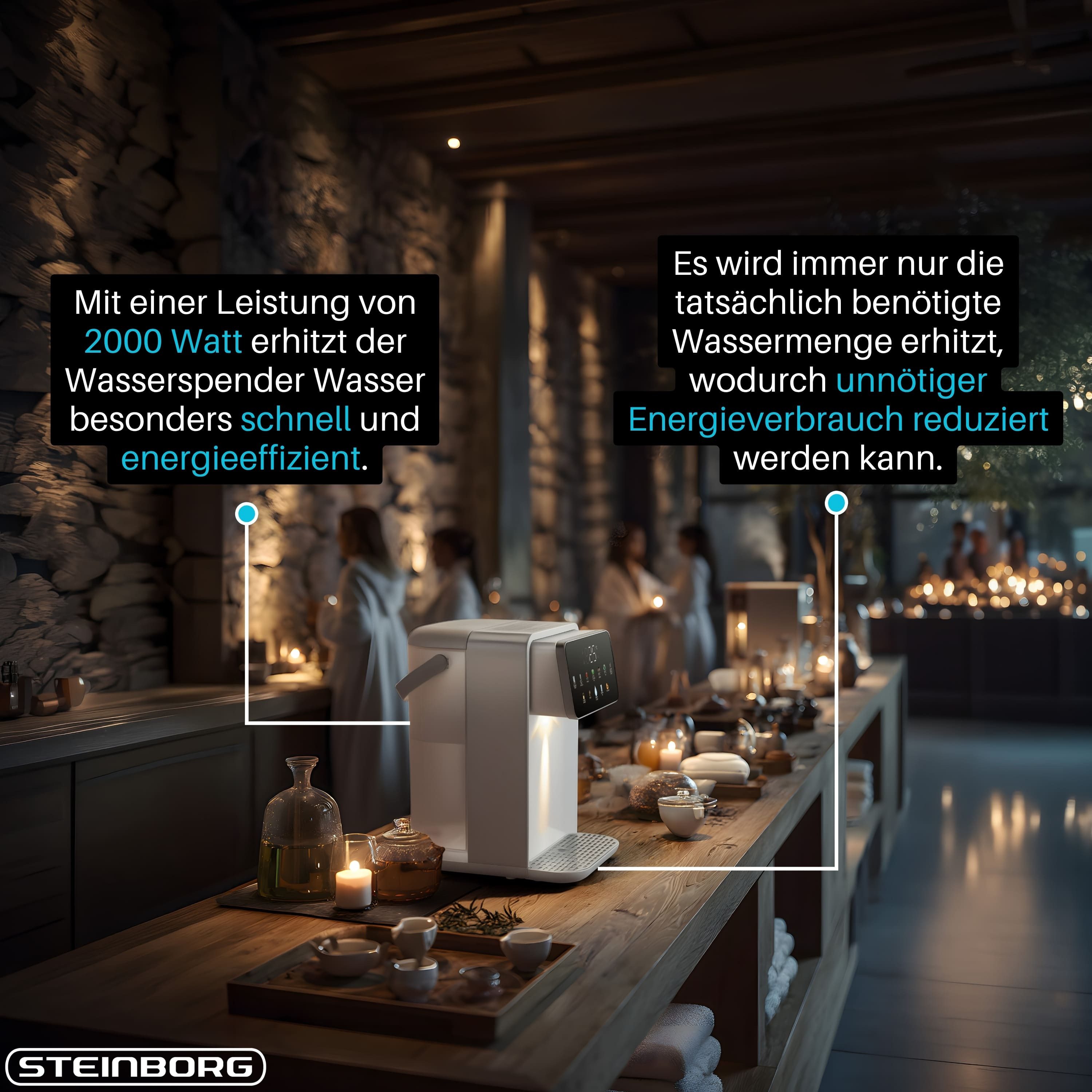 STEINBORG Heißwasserspender SB-6010, 3.5 l, 2000 W