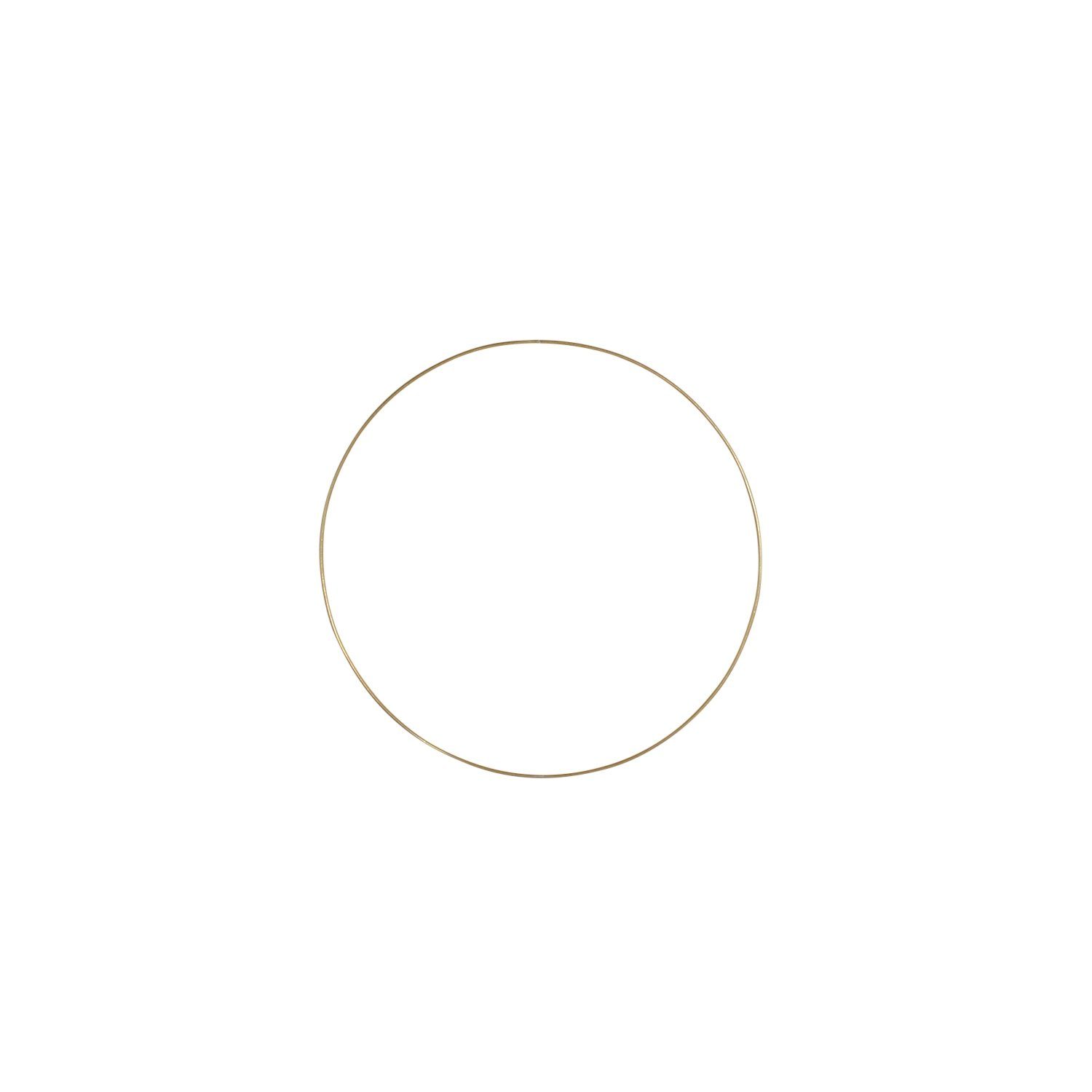 Werner Voß Wanddekoobjekt Deko-Ring Hoop, gold Metall, Durchmesser 40 cm