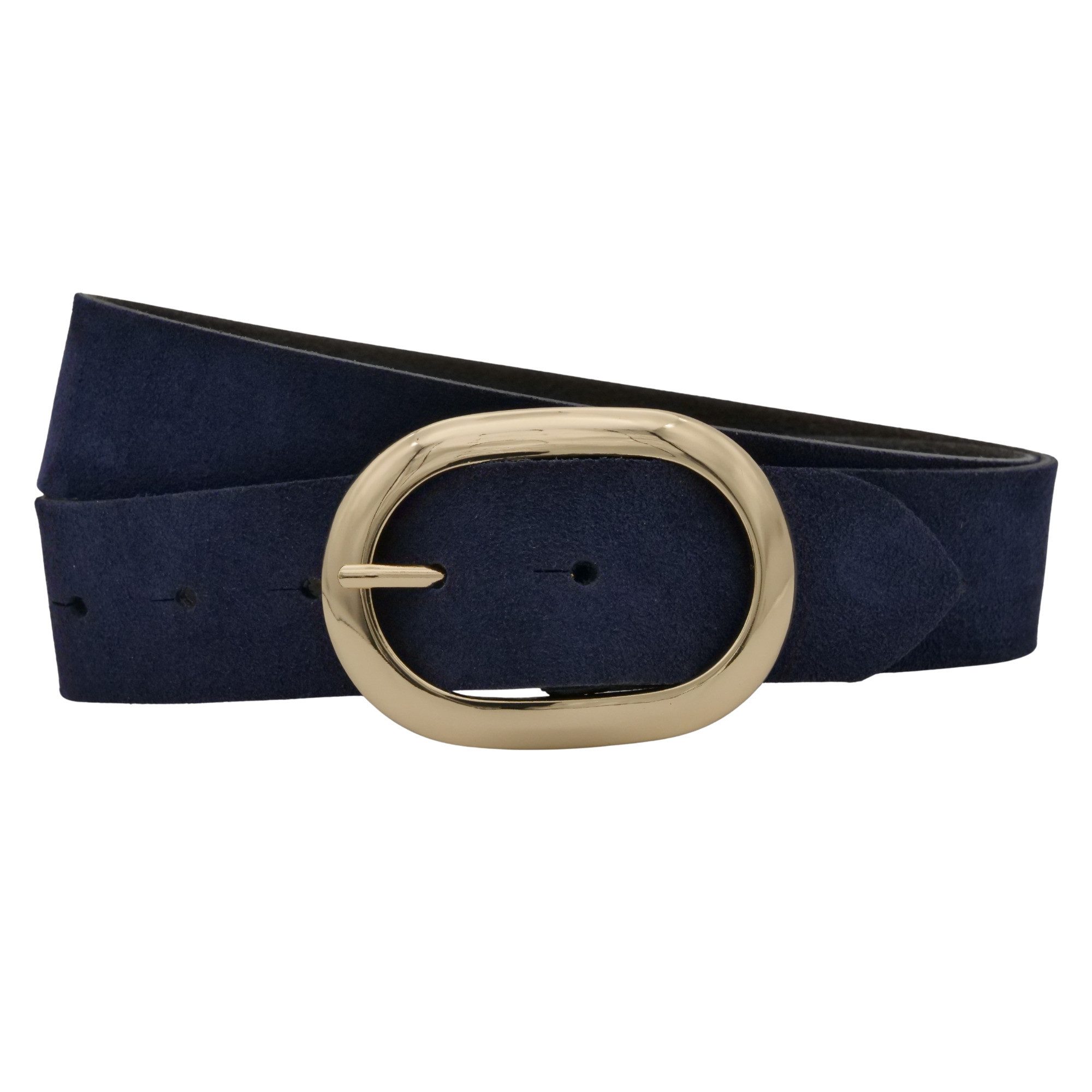 Ledergürtel AnnaMatoni Damen Ledergürtel in hochwertigem Velour Leder 4cm