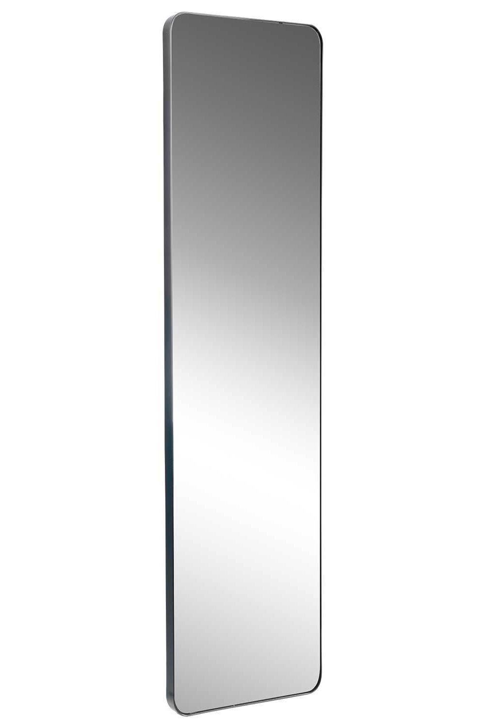 Home4You Spiegel TAINA, B 30 x H 150 cm, Rahmen in Schwarz, Metall, lackierte Rahmenoberfläche