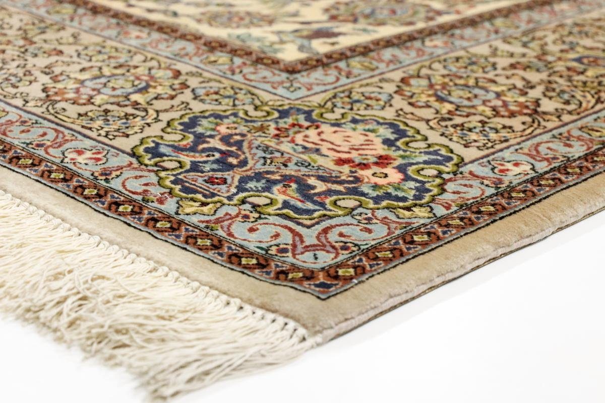 Orientteppich Isfahan Seidenkette Orientteppich, rechteckig, Trading, Handgeknüpfter 6 Höhe: Nain mm 150x233