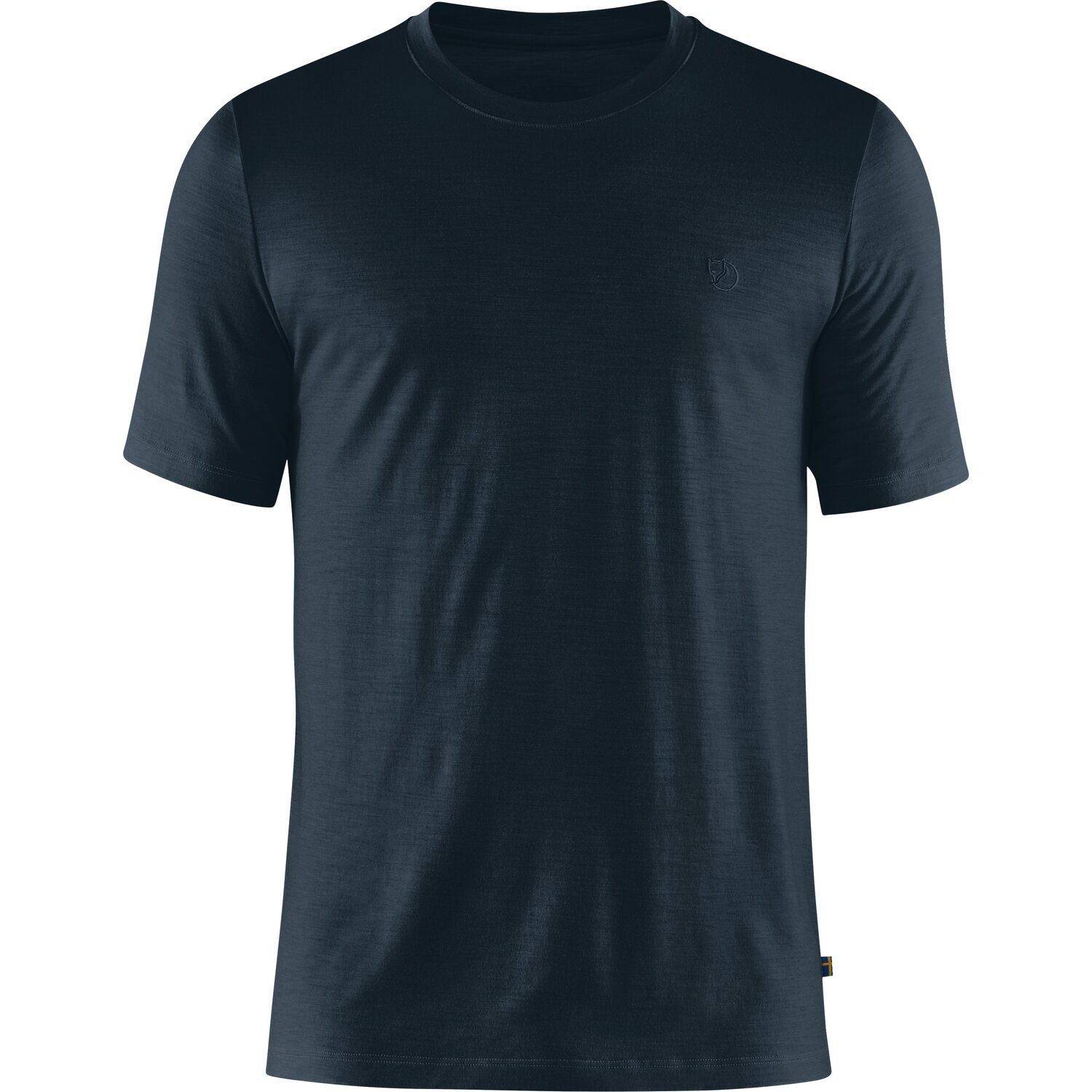 Fjällräven T-Shirt Fjällräven Herren Abisko Wool T-Shirt Dark Navy