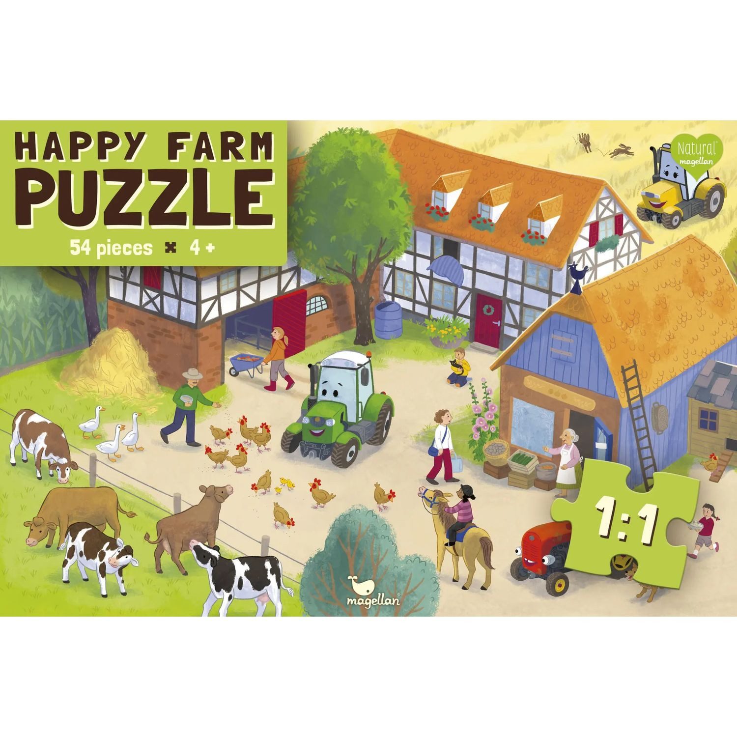 Magellan Puzzle Puzzle - Happy Farm, 54 Puzzleteile
