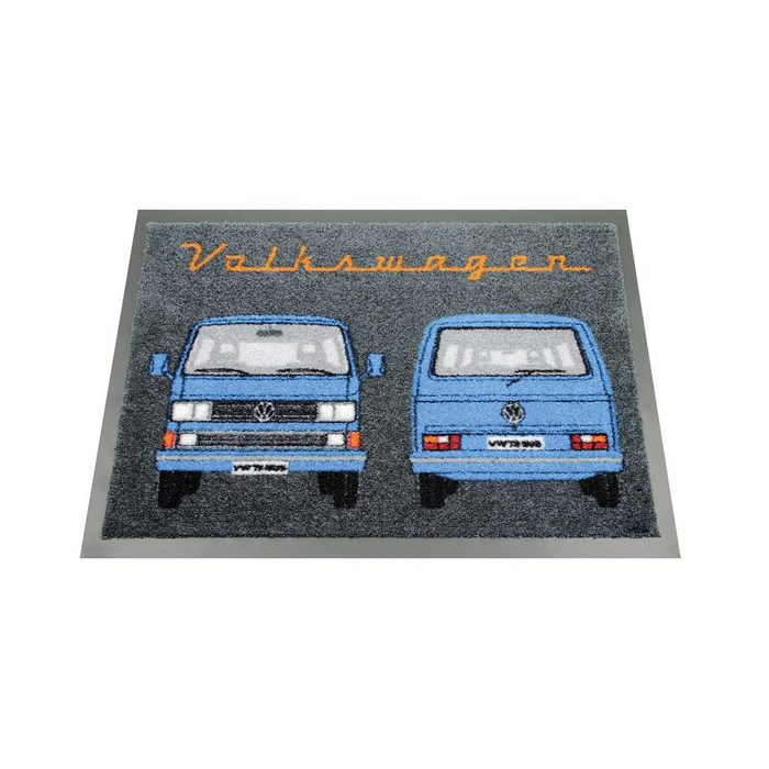Fußmatte VW Bulli T3 VW Collection by BRISA Rechteckig Höhe: 7 mm In- und Outdoor Waschbar