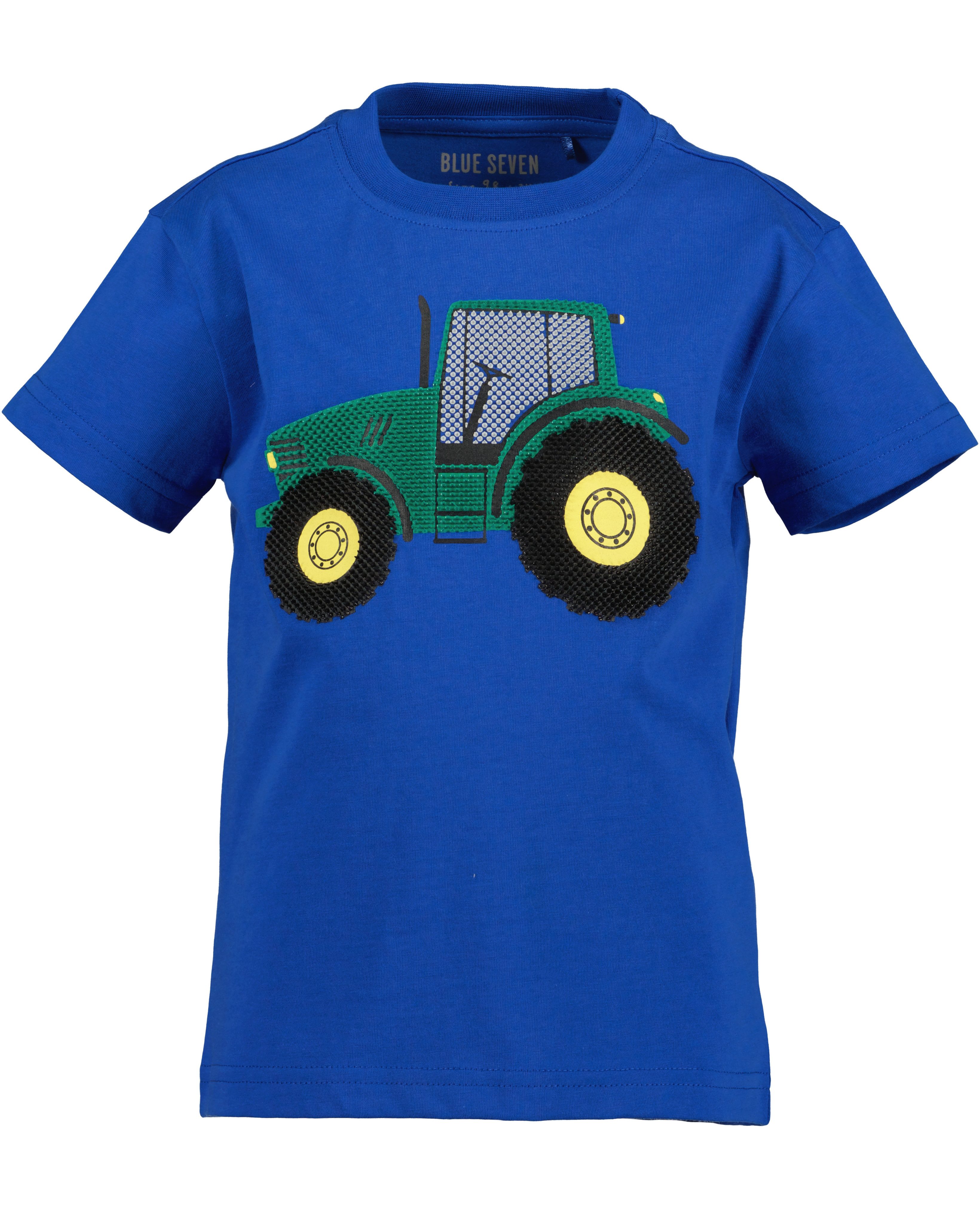 Blue Seven T-Shirt Basic-Passform, bedruckte Optik, mit Druckapplikation