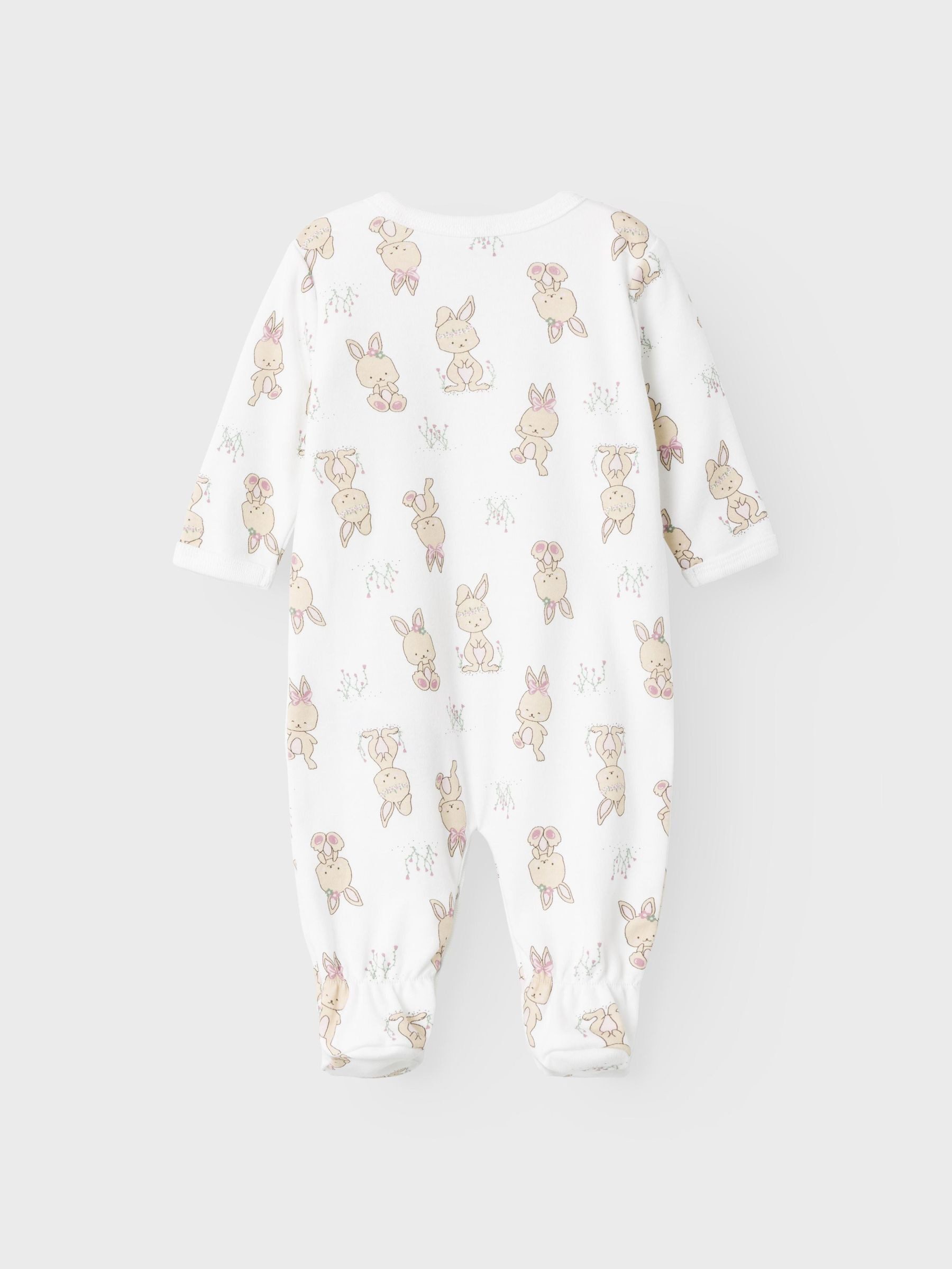 Name It Strampler Mädchen Strampler kleiner Hase zum knöpfen (1-tlg)