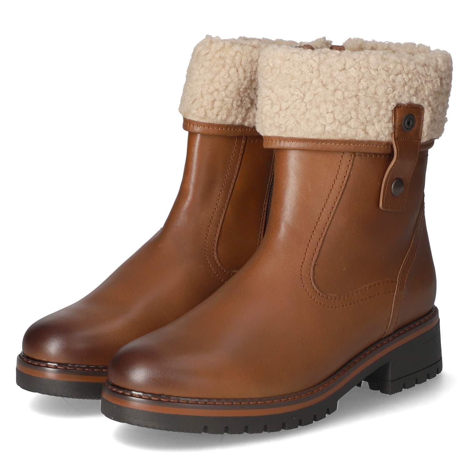 Gabor Gabor 52.770.54 Damen Leder und Synthetik beige Winterstiefel günstig online kaufen