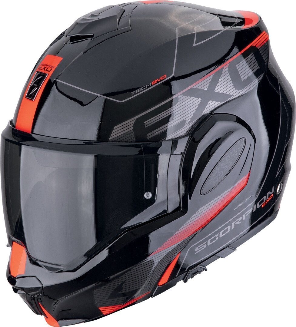 Scorpion Exo Motorradhelm EXO Tech Evo Traveller Helm, Integriertes Sonnenvisier