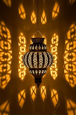 Marrakesch Orient & Mediterran Interior Deckenleuchte Orientalische Lampe Pendelleuchte Harima Gold 60cm