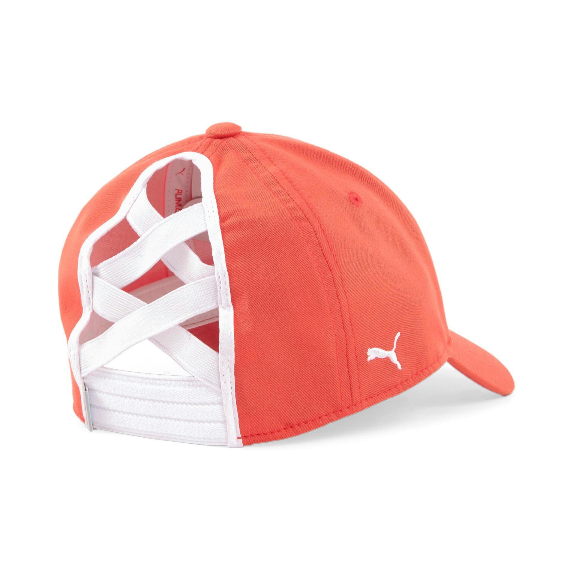 PUMA Baseball Cap Puma Golf Cap Ponytrail P Hot-Coral Damen One Size