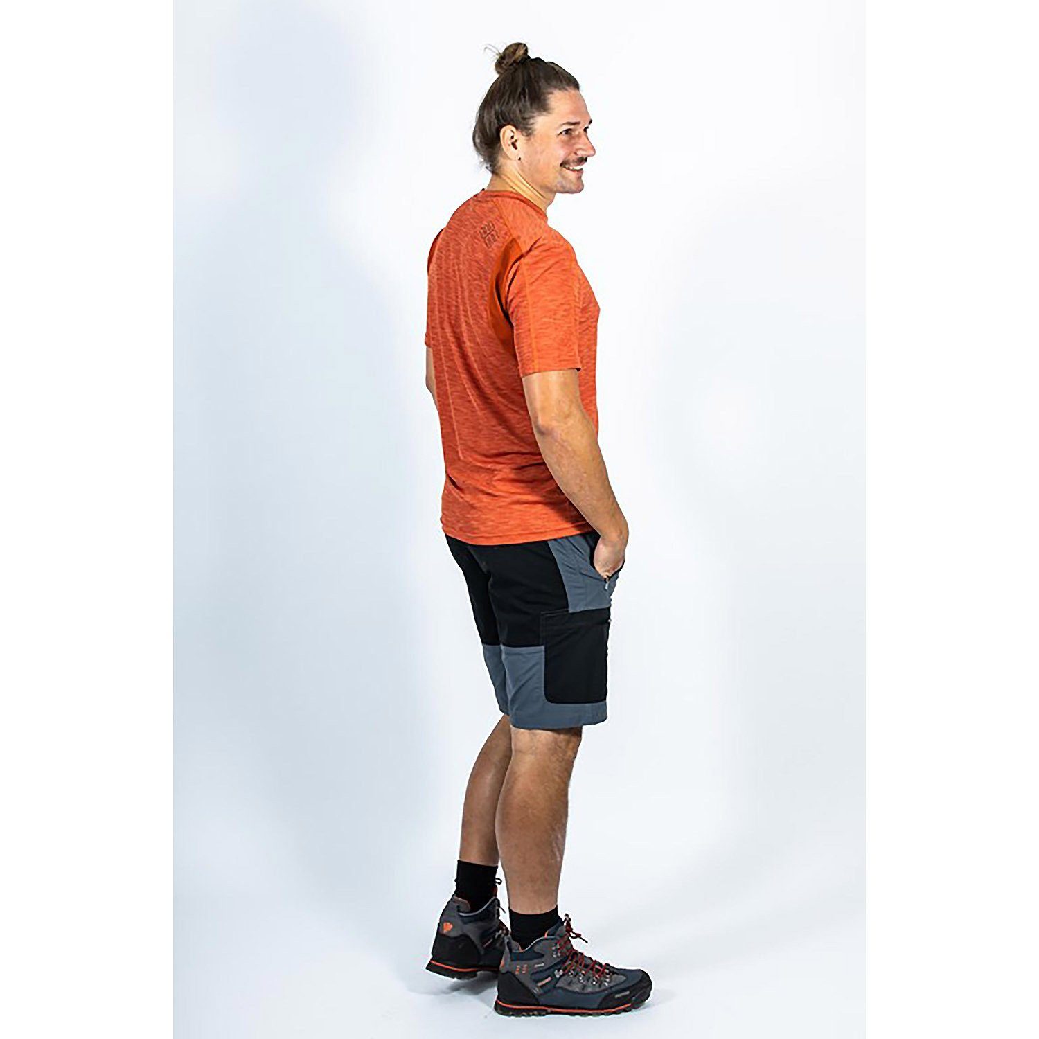 Maul Sport® Funktionsshorts Shorts Bermuda Dunkelgrau elastic Doldenhorn II