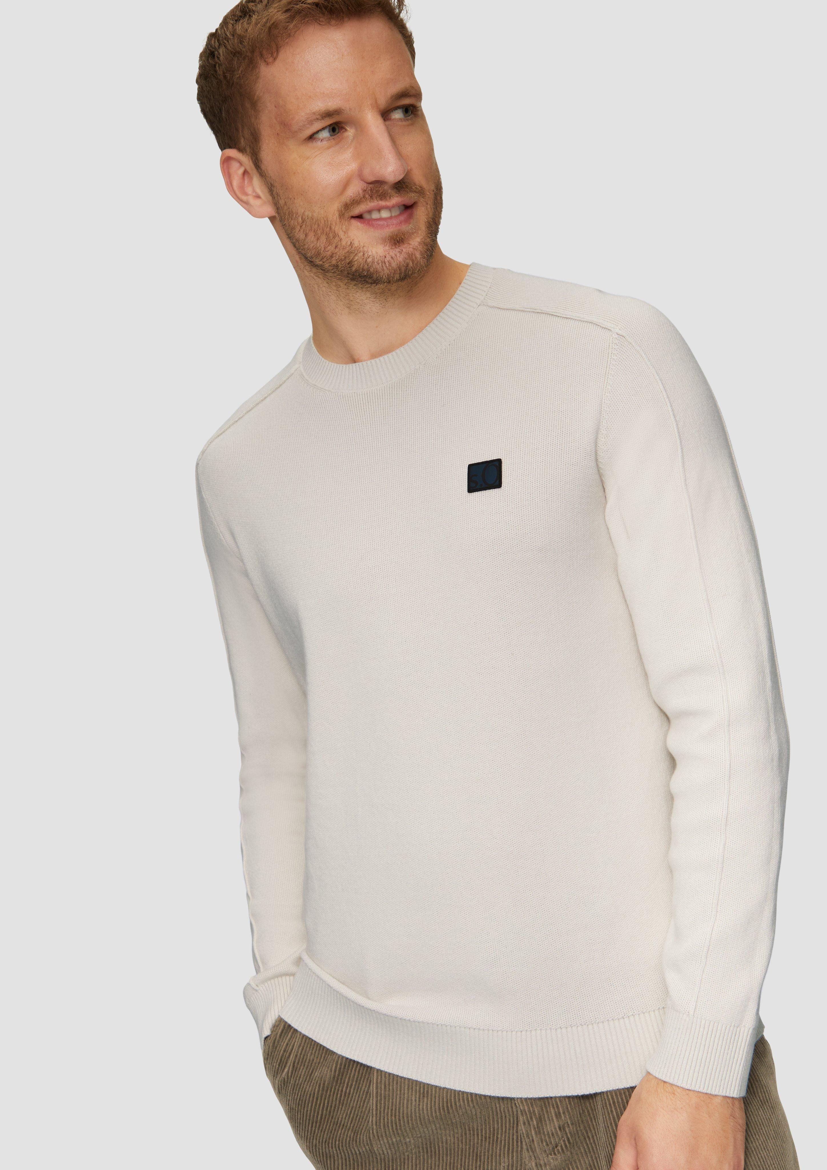 s.Oliver Strickpullover Strickpullover mit Nahtdetails und günstig online kaufen