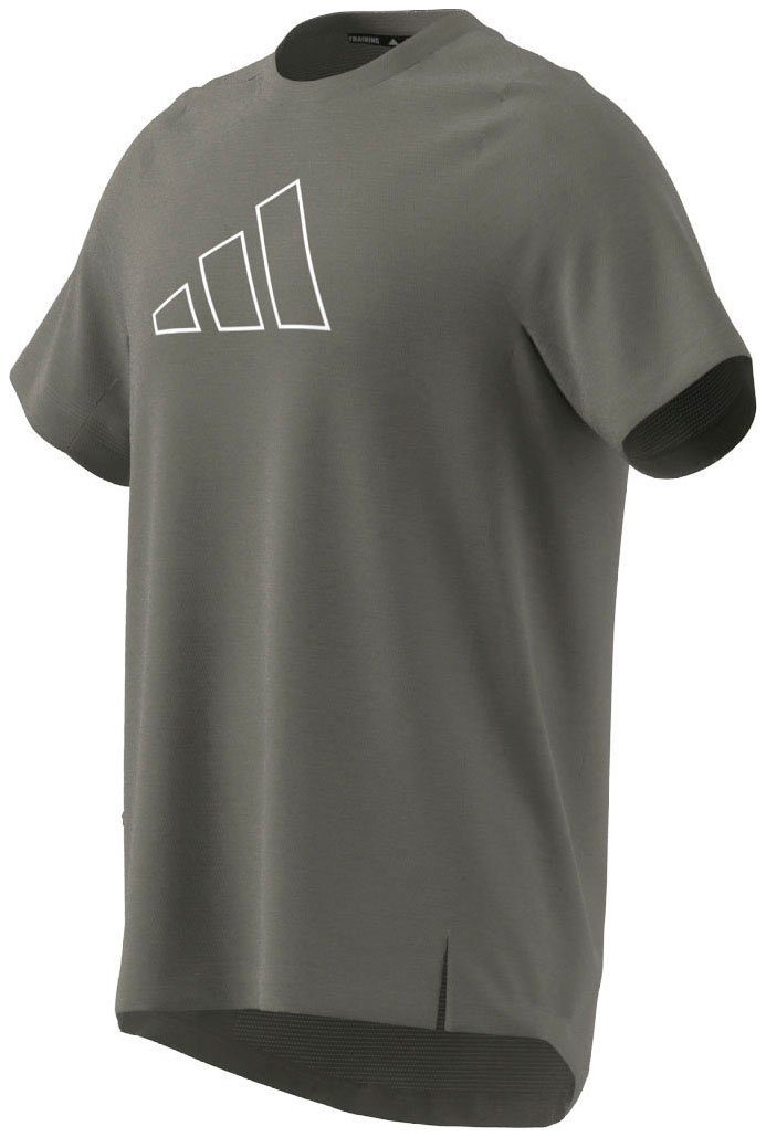 TEE White 3B adidas Performance TI Silver T-Shirt Pebble /