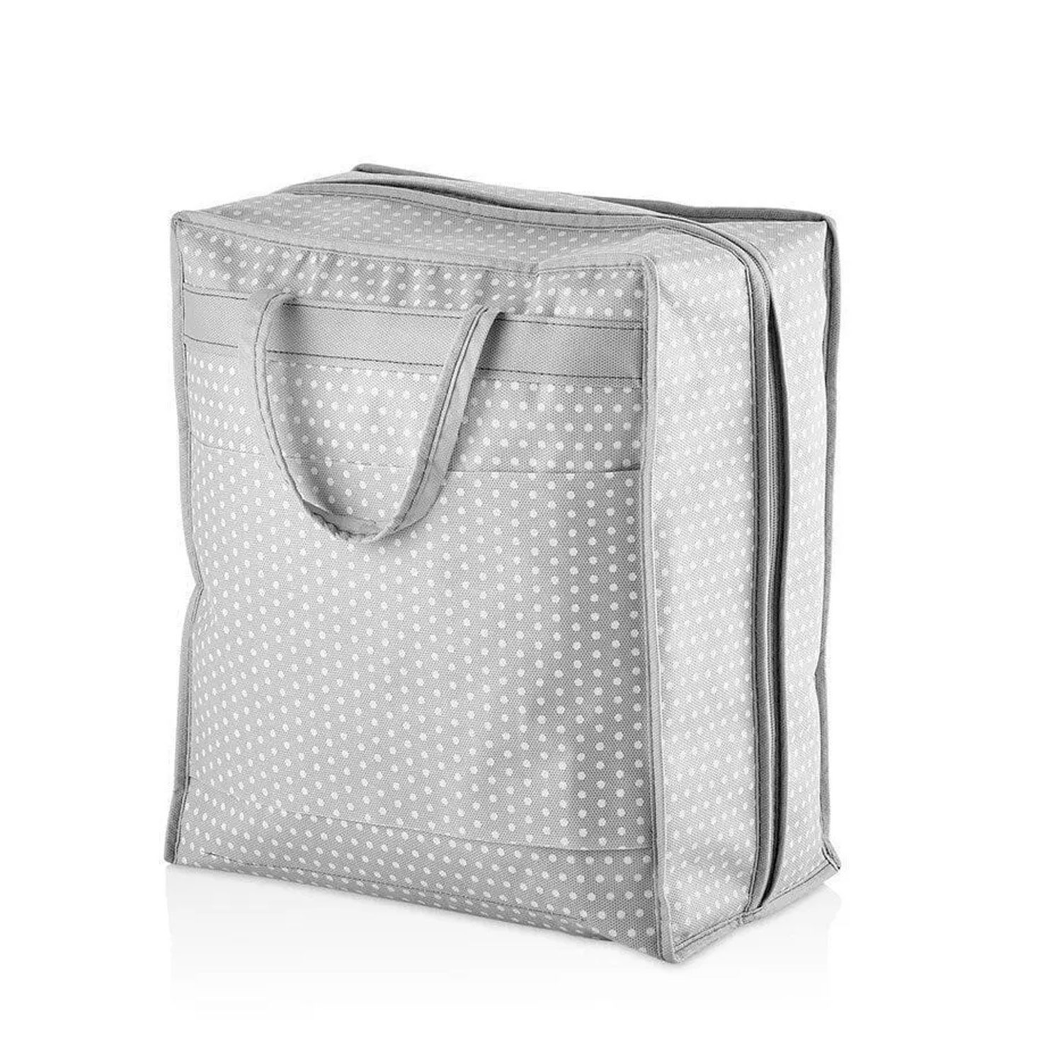 Jungengel Kofferorganizer Graue gepunktete Schuhtasche für Reisen und Outdoor – 35 × 22 × 40 cm (1-tlg), Gepunktetes Polyestermaterial, 6 separate Schuhfächer
