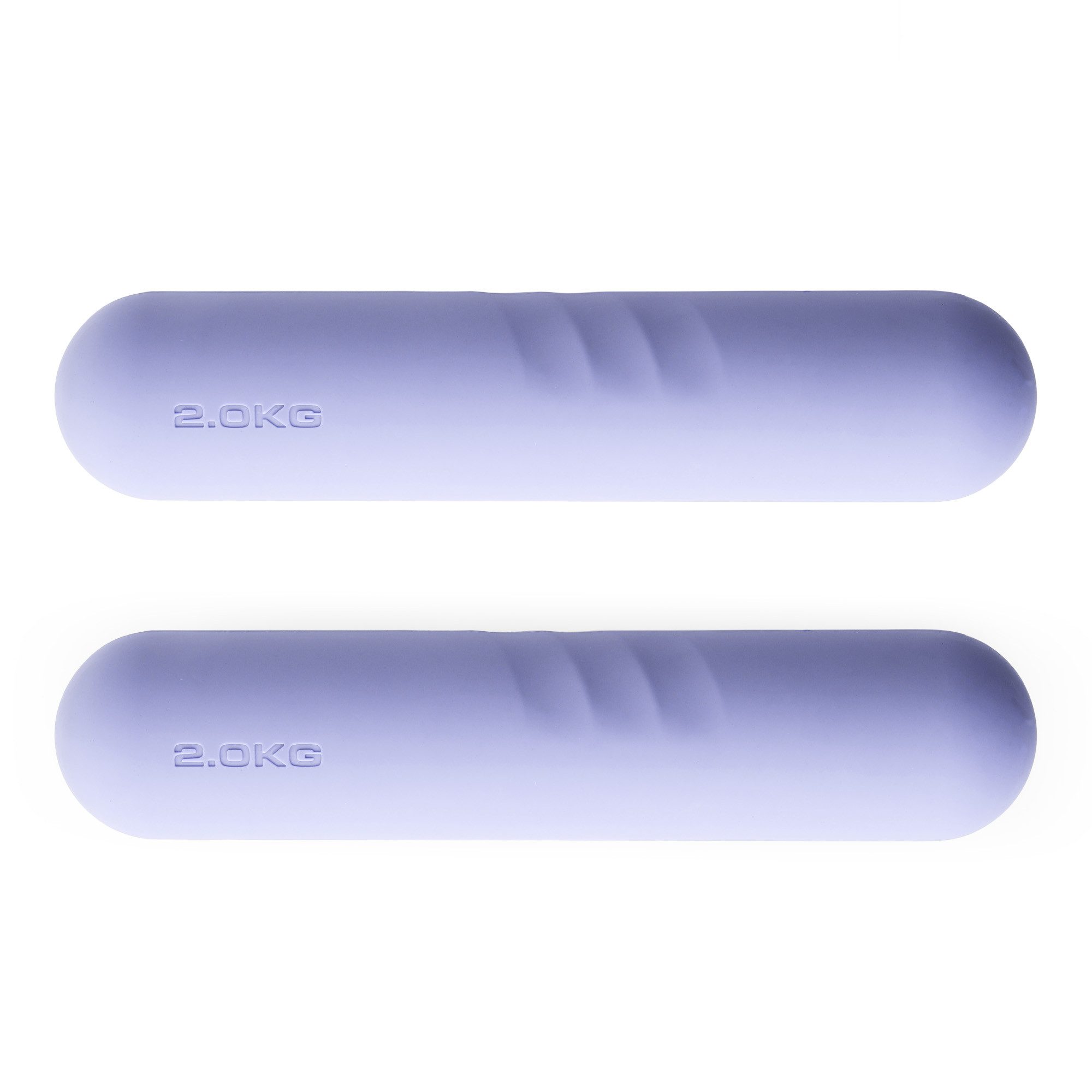 velov Kurzhantel aus Silikon 2er Set mit 1 / 2 kg pro Hantel, rutschfeste Gewichte, Fitness Krafttraining für Zuhause