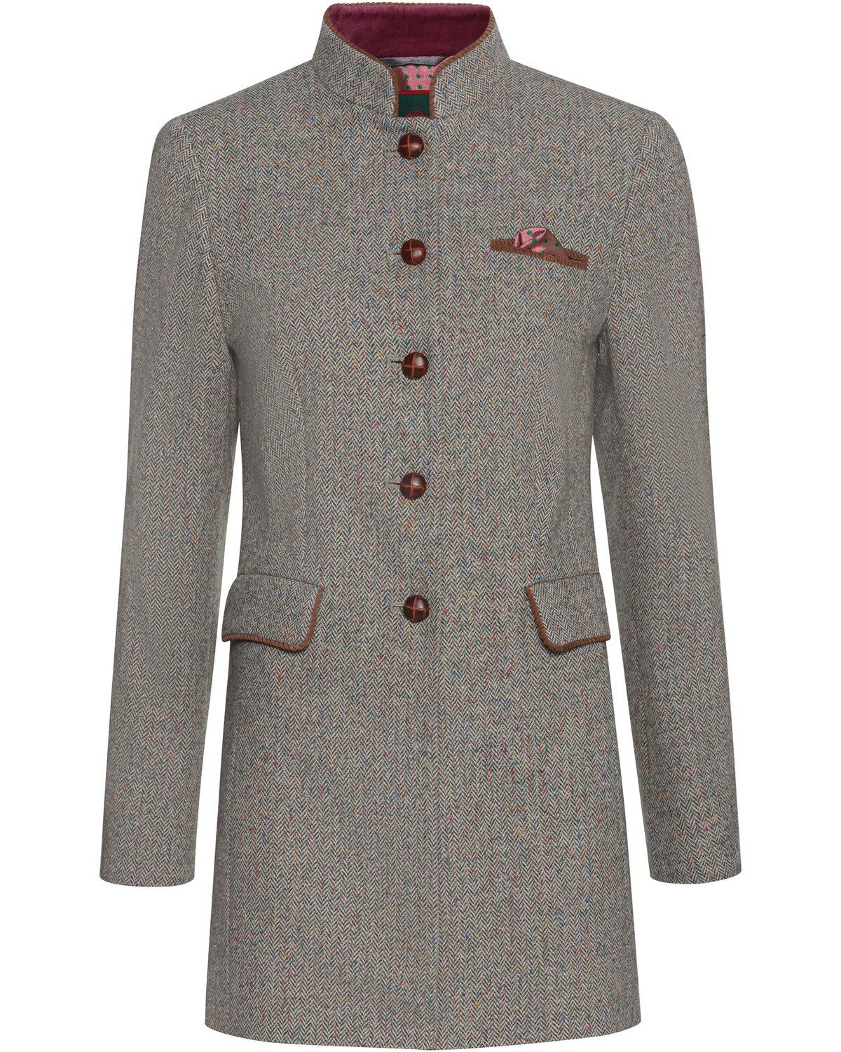 Longblazer Fischgrat-Gehrock