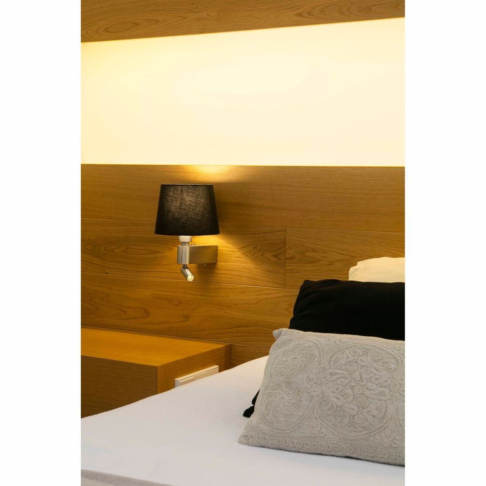 mit 2700K Schwarz Nickel, Barcelona Nickel, Schwarz Wandleuchte FARO ROOM LED-licht