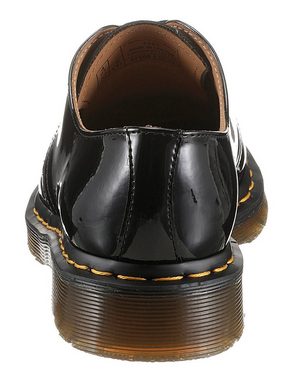 DR. MARTENS 1461 3 Eye Shoe black Patent Lamper Schnürschuh in Glanzoptik, Freizeitschuh, Halbschuh, Schnürschuh