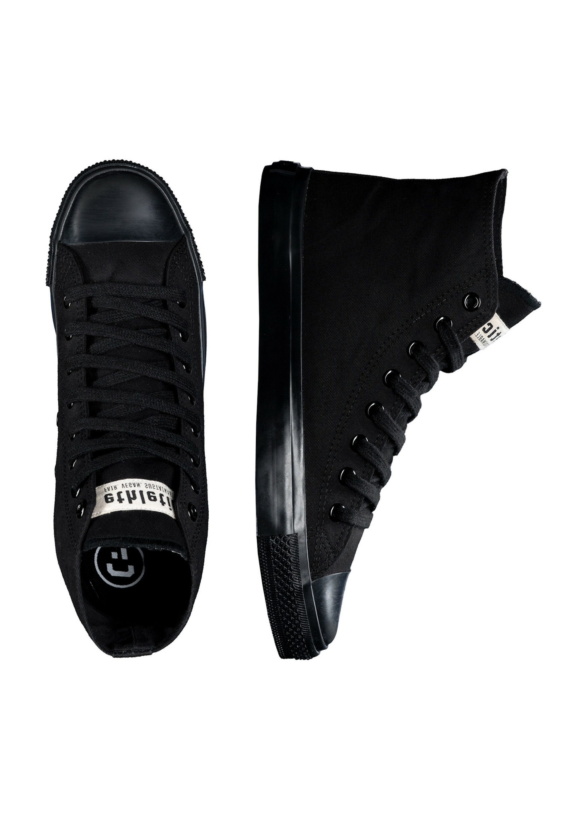 ETHLETIC Black Cap Hi Cut Sneaker günstig online kaufen