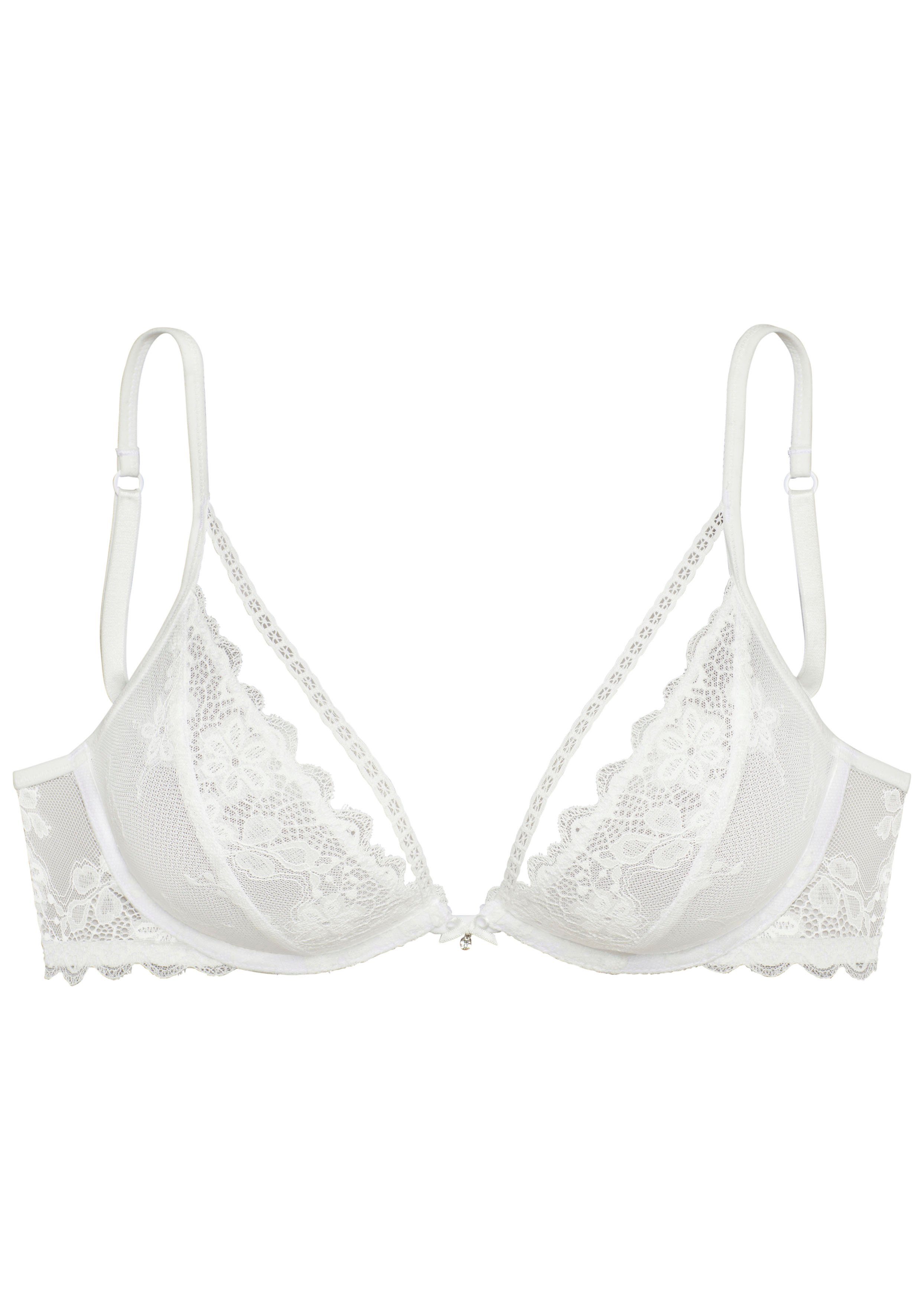 Vivance Bügel-BH Julia mit feinem Zierband am Dekolleté, aus Jacquardspitze, sexy Dessous. € 32,99