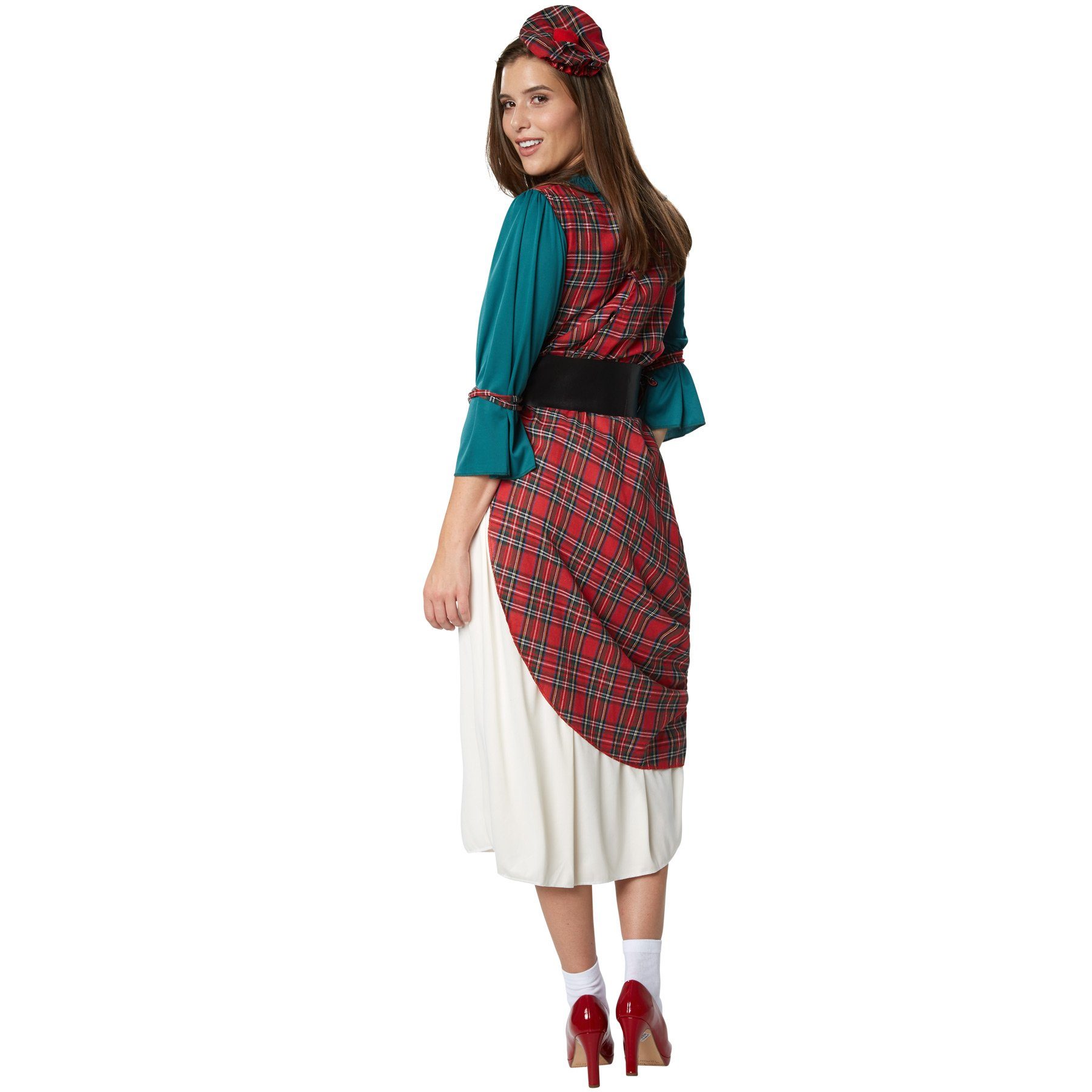 dressforfun Kostüm Frauenkostüm Vornehme Highlanderin, Mehrteiliges Kostüm im Stil der Highlands