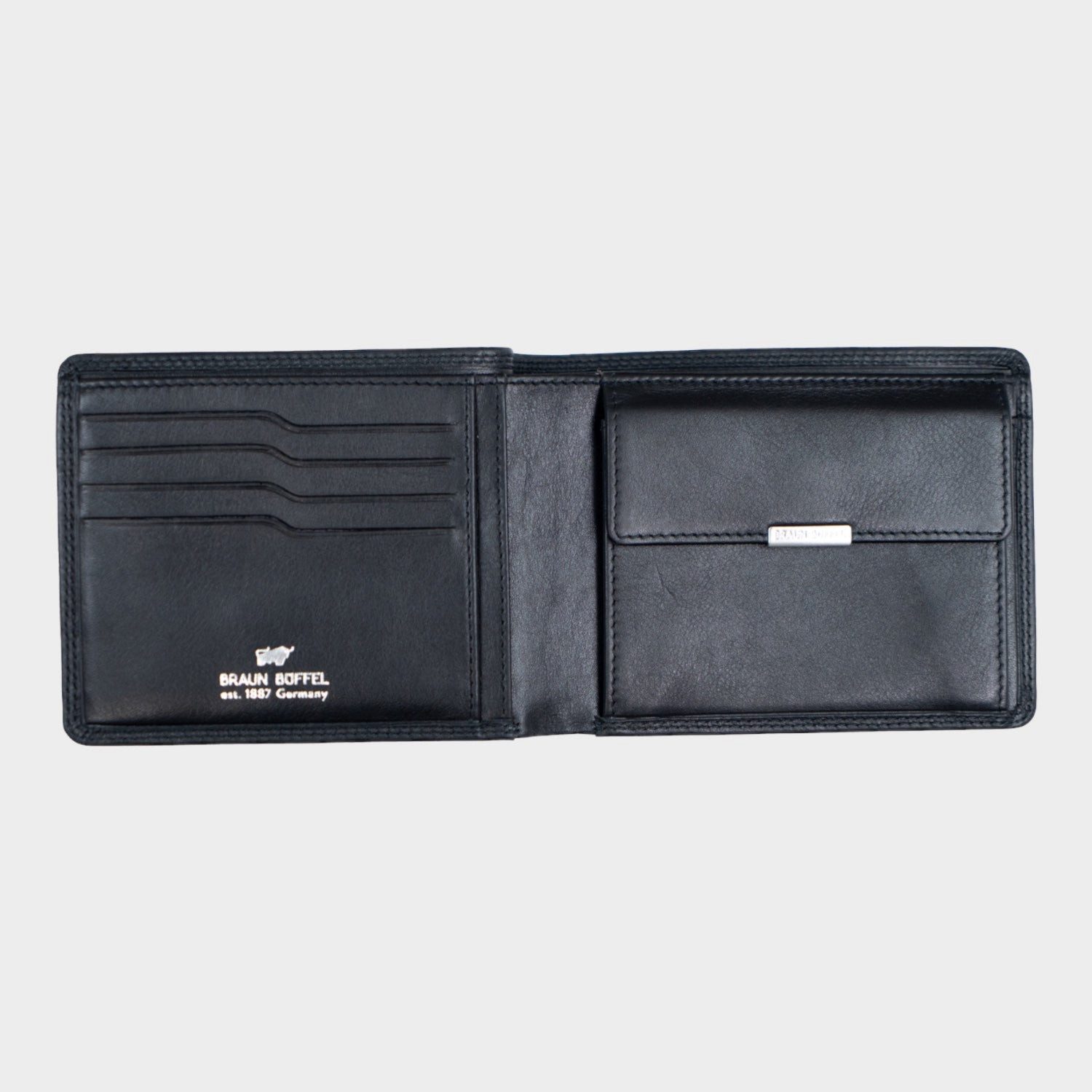 Braun Büffel Geldbörse GOLF RFID Geldbörse 4+3CS schwarz günstig online kaufen