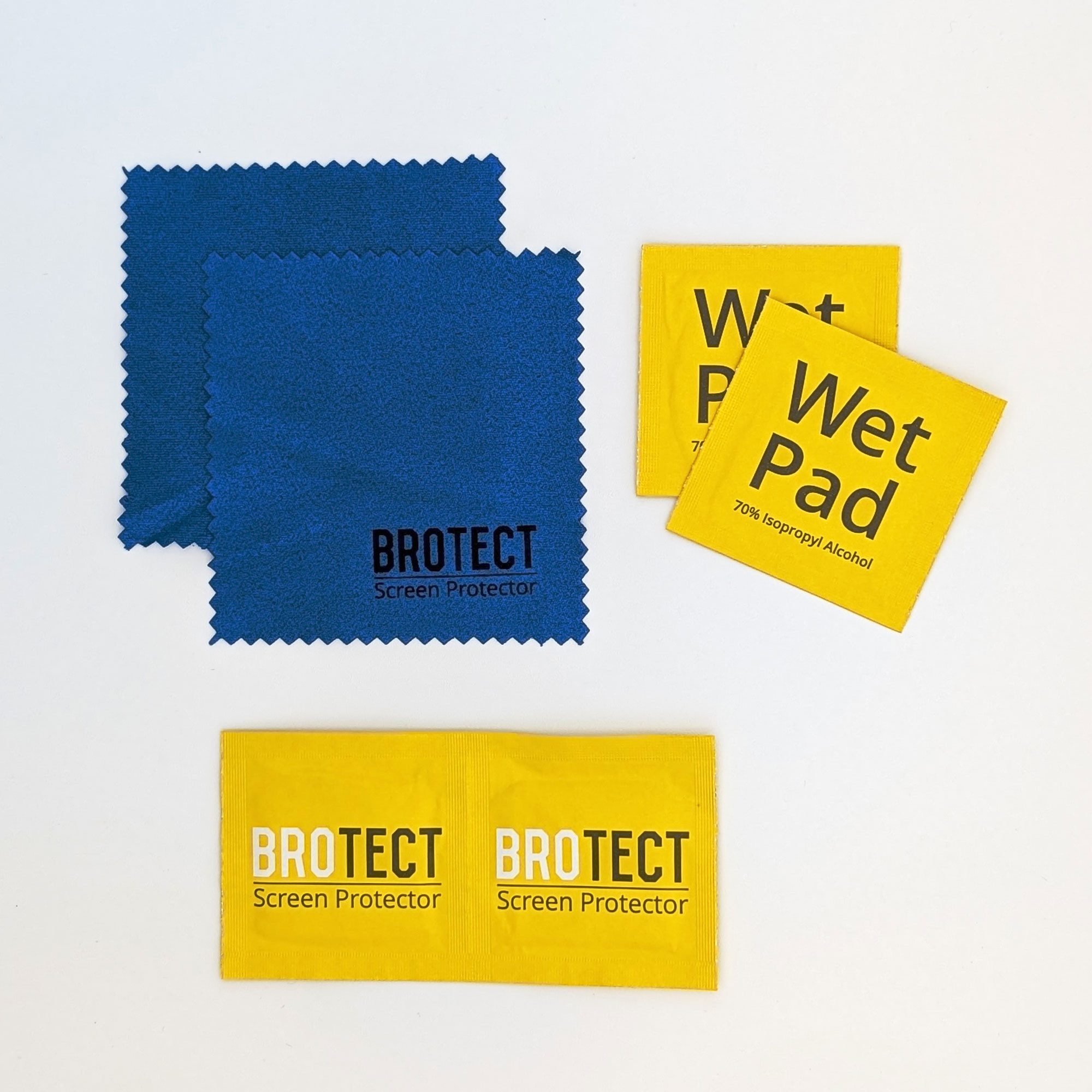 BROTECT Schutzfolie BROTECT® 5er Reinigungs-Set für Smartphones, (5 Stück)