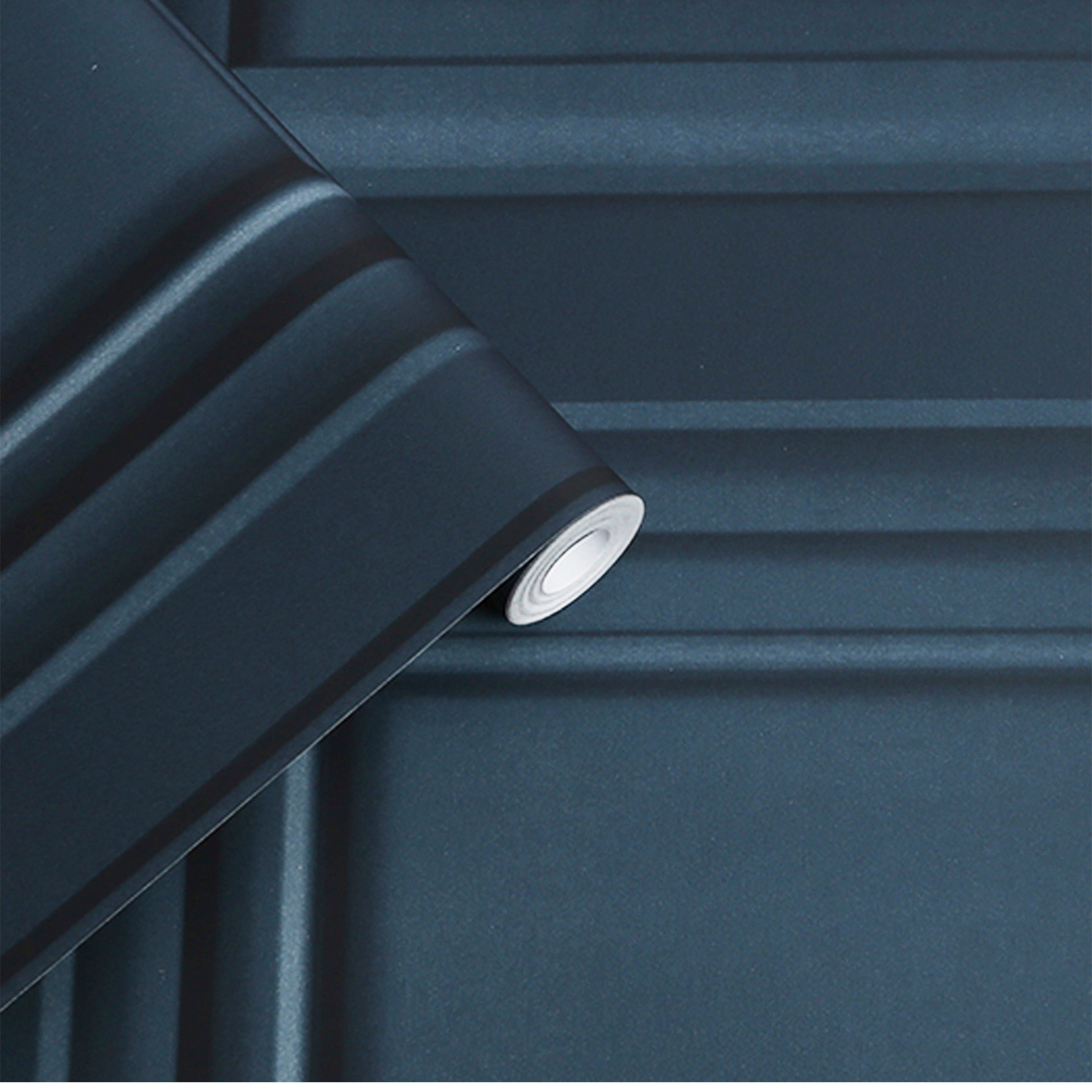 LAURA ASHLEY Vliestapete Laura Ashley Redbrook Wood Panel Dark Seaspray Vliestapete, glatt, 3D-Optik, (1 St), Laura Ashley Redbrook Wood Panel Dark Seaspray Vliestapete