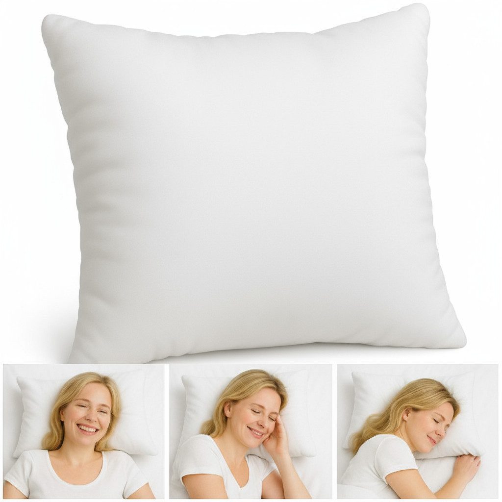 VELORA Kopfkissen Kopfkissen - 40x80 - 80x80 cm – atmungsaktiv & allergiker günstig online kaufen