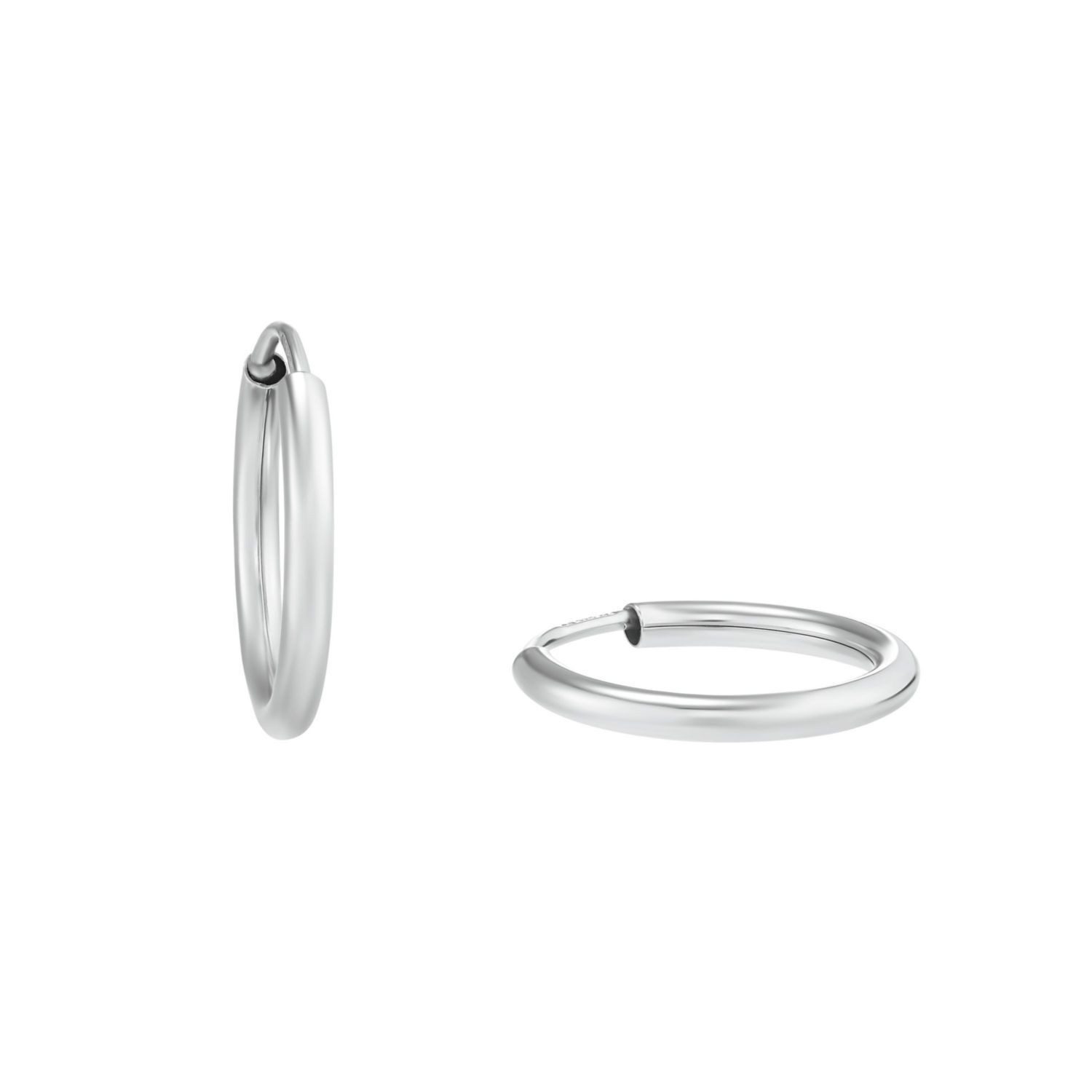 Amor Paar Creolen Amor Creolen für Damen, 925 Sterling Silber (Creole, 2-tlg)