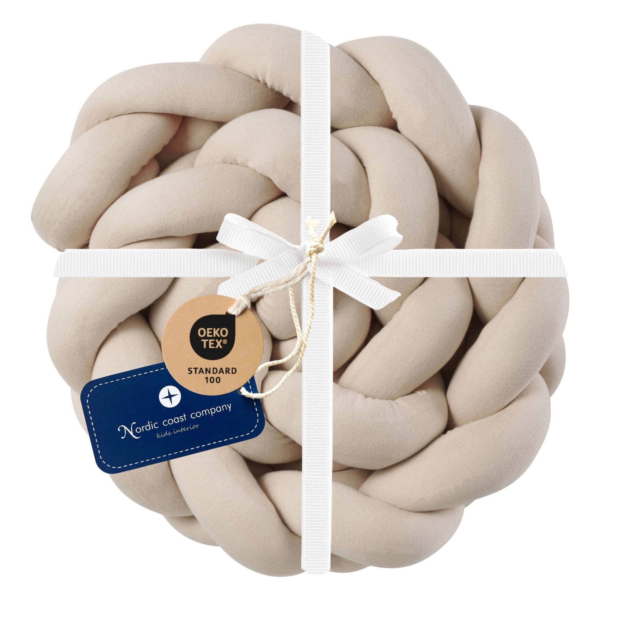 Nordic Coast Company Nestchenschlange XXL Bettschlange geflochten, Bettschl günstig online kaufen