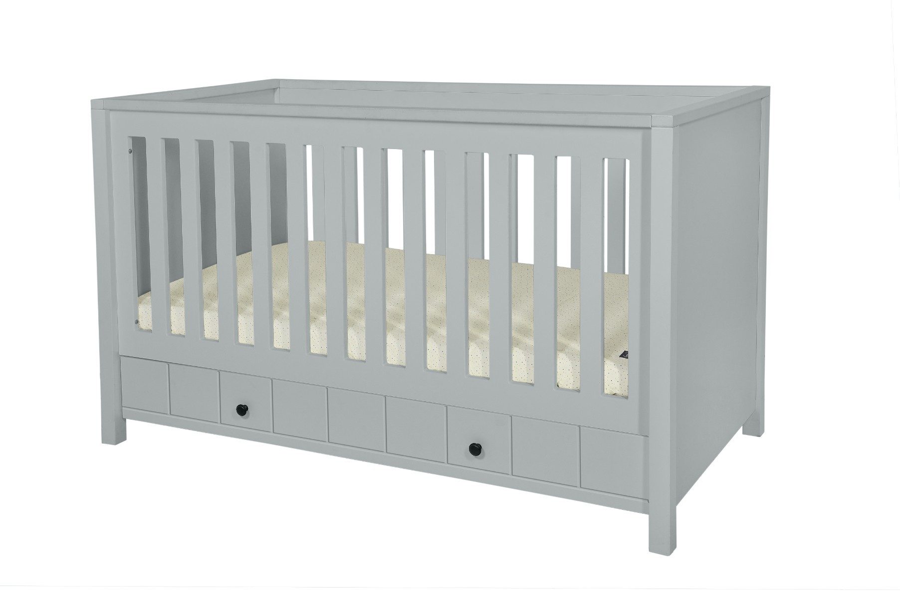Raumhirsch Furniture Babybett Allpin – Mitwachsendes Kinderbett für sicheren und komfortablen Schlaf