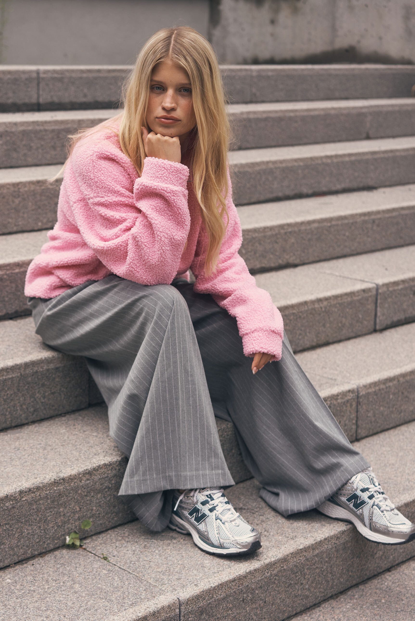 SENSES.THE LABEL Stoffhose mit Bundfalten