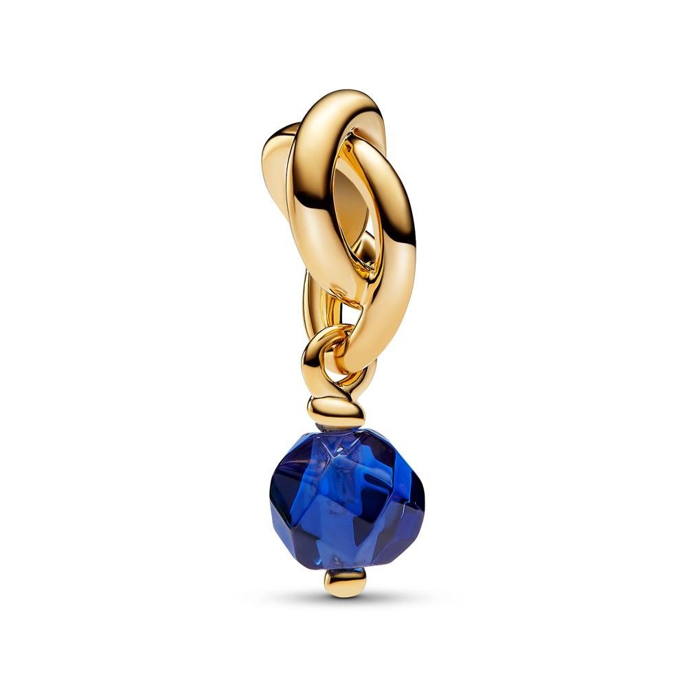Pandora Charm-Einhänger Charm-Anhänger September, vergoldet mit Schmuckkristall von PANDORA