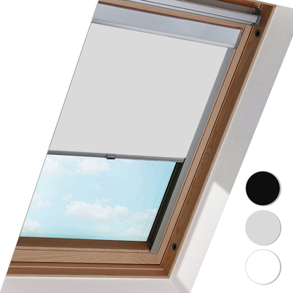 Verdunklungsrollo Verdunklungsrollo Dachfenster Thermorollo, Clanmacy günstig online kaufen