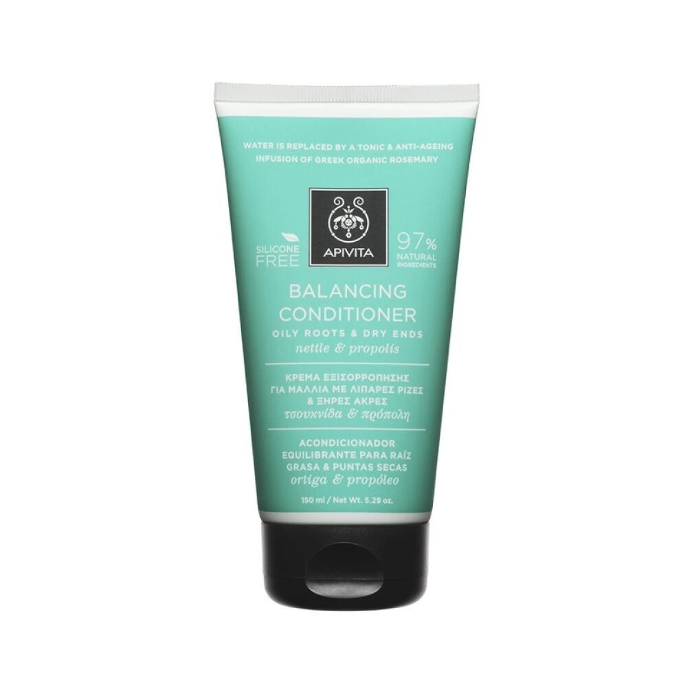 Apivita Haarshampoo ACONDICIONADOR equilibrante para raíz grasa y puntas secas