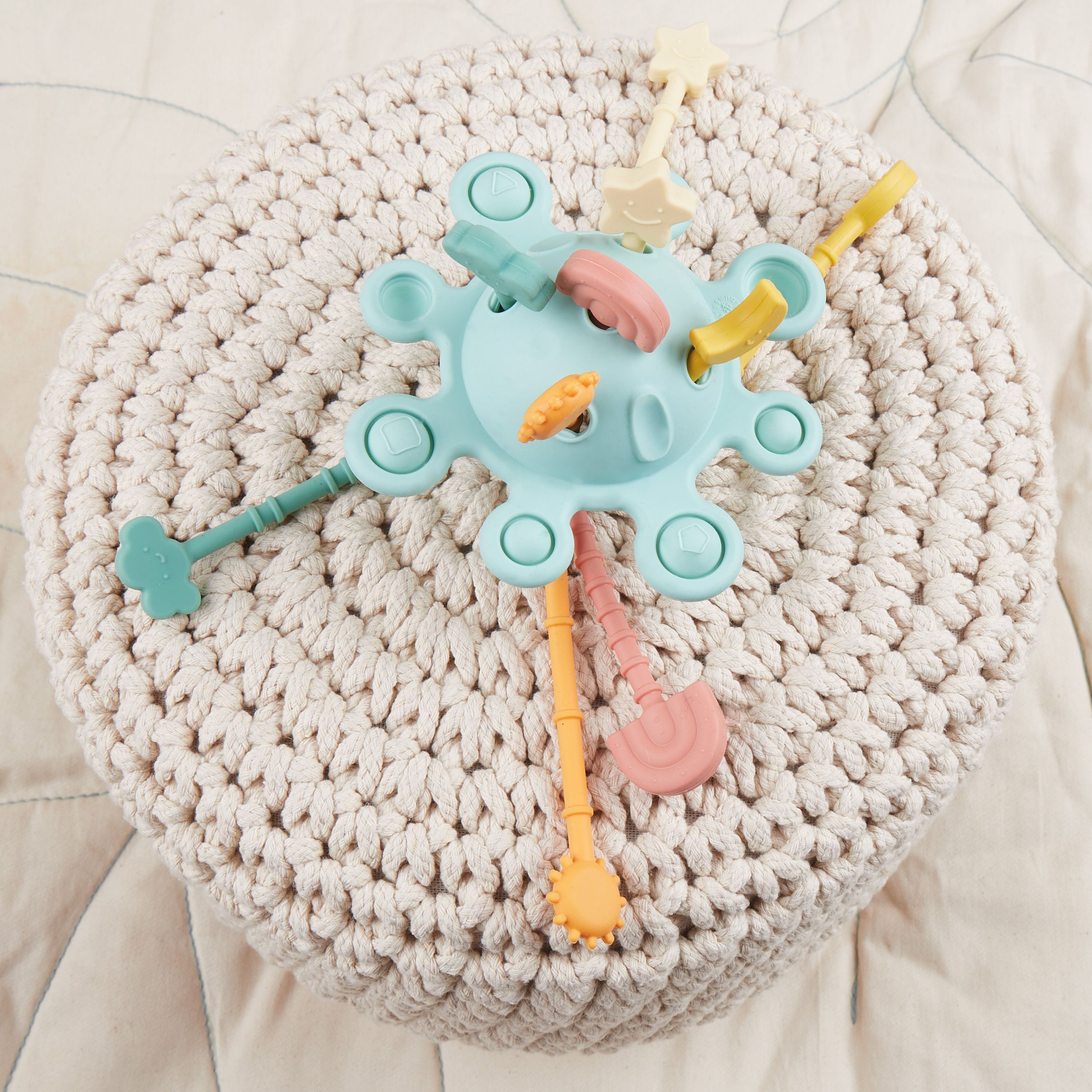 BIECO Stapelspielzeug Bieco Silikon Activity Planet Montessori Baby