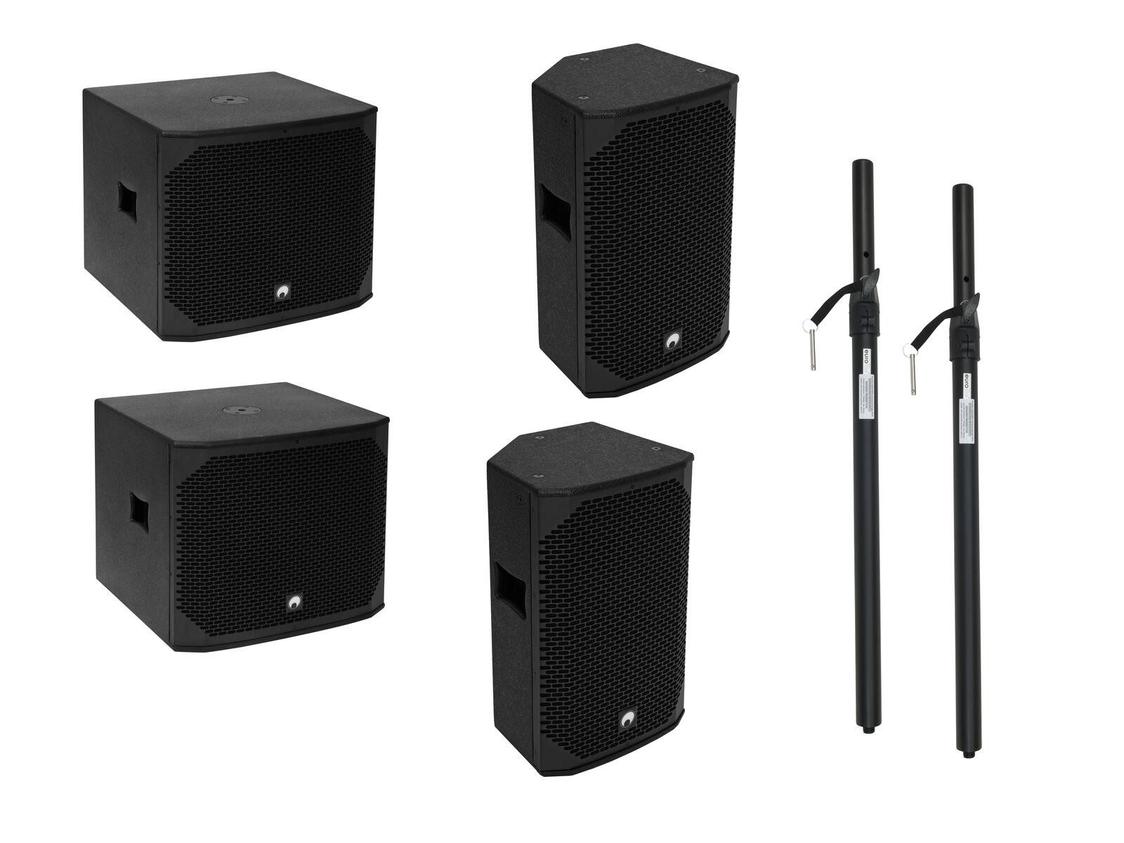 OMNITRONIC PA Set AZX aktiv M/L Lautsprechersystem