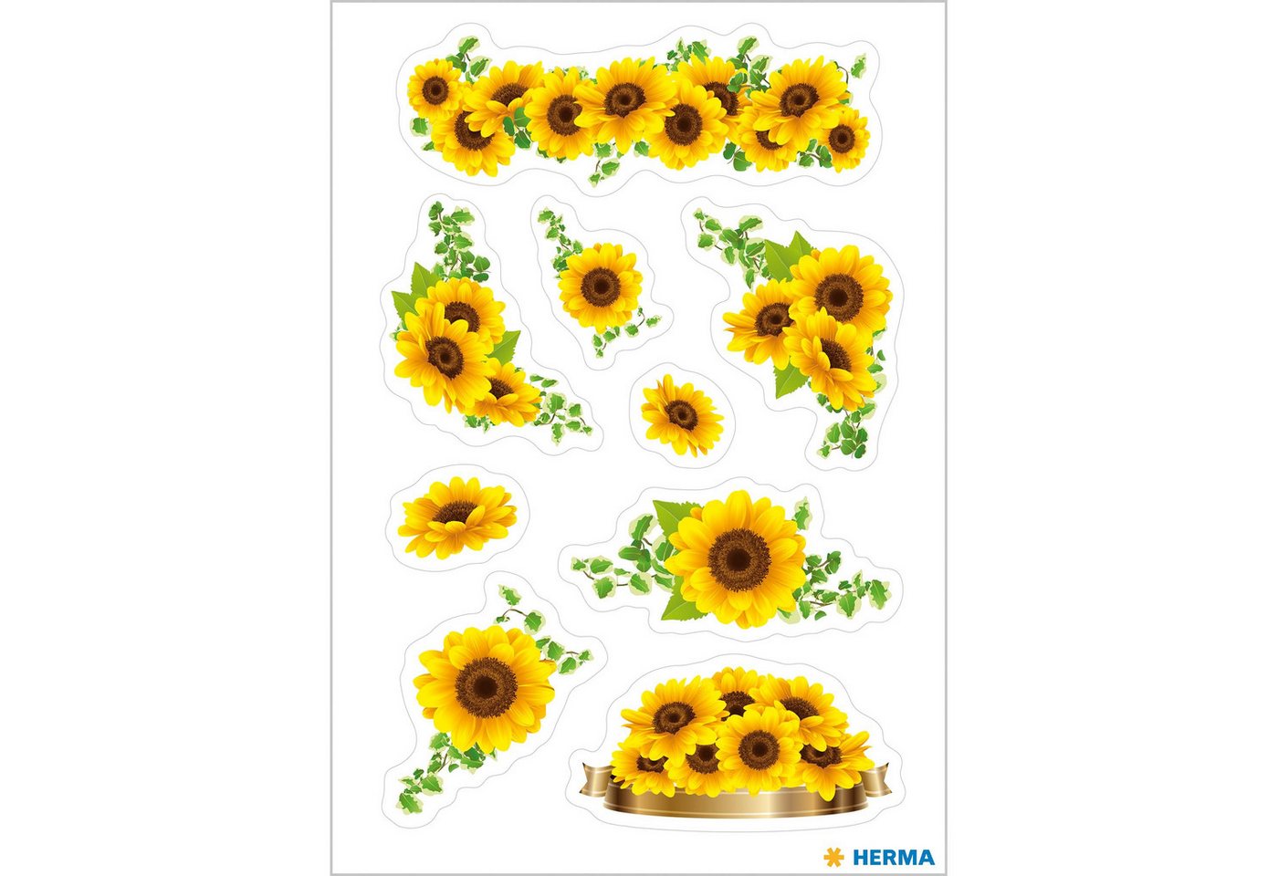Thumbnail - HERMA Sticker Herma Sticker DECOR Blumen Sonnenblumen 3 Bl