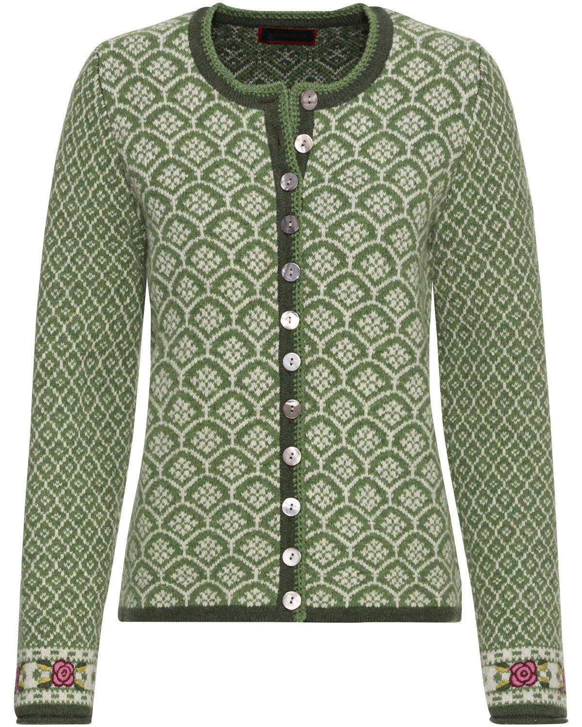 Strickjacke Jacquard-Strickjacke