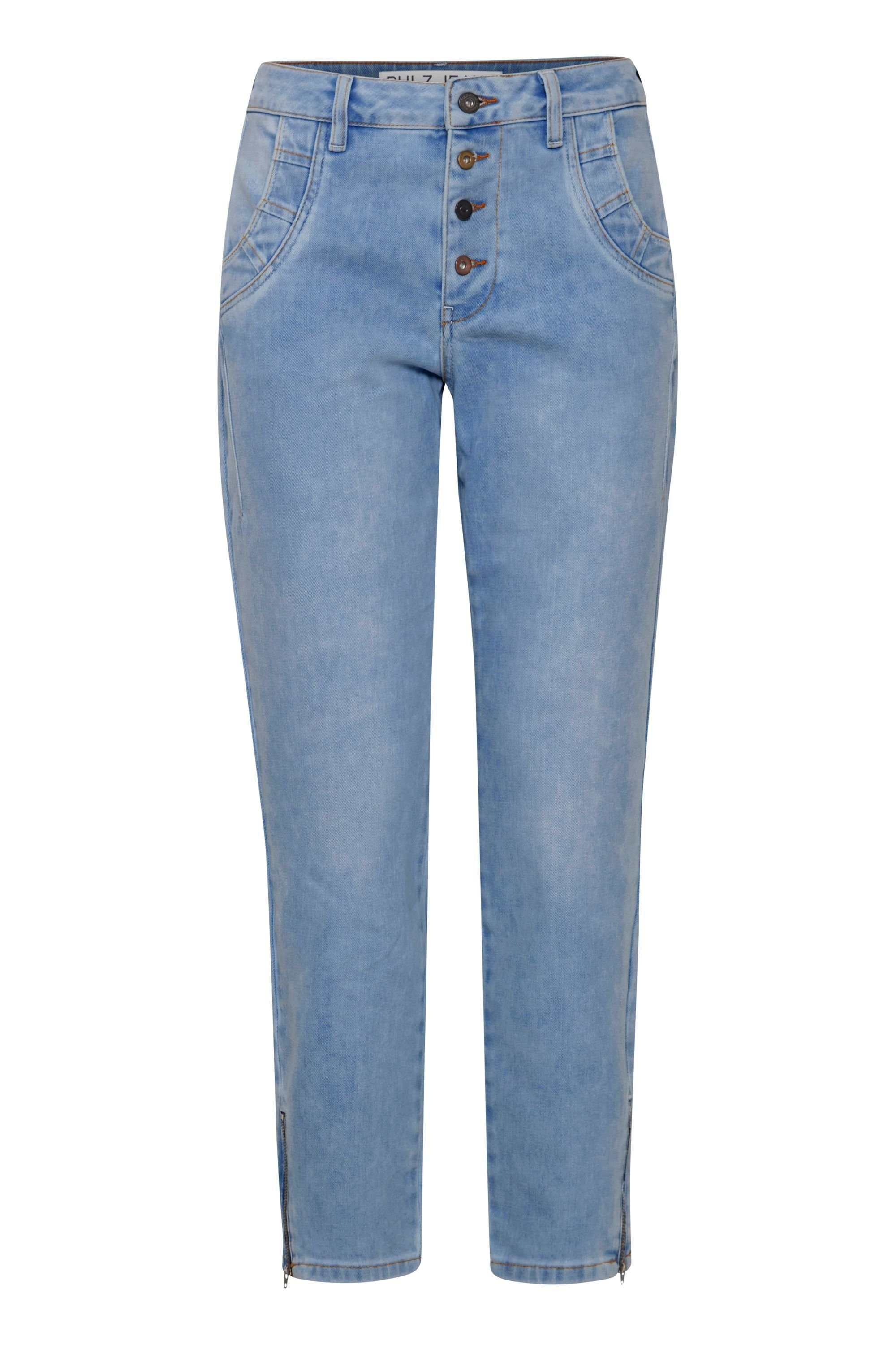 Pulz Jeans Skinny-fit-Jeans PZMALVINA 50207420 Jeans - (200008) Blue Leg Skinny Loose Light Denim
